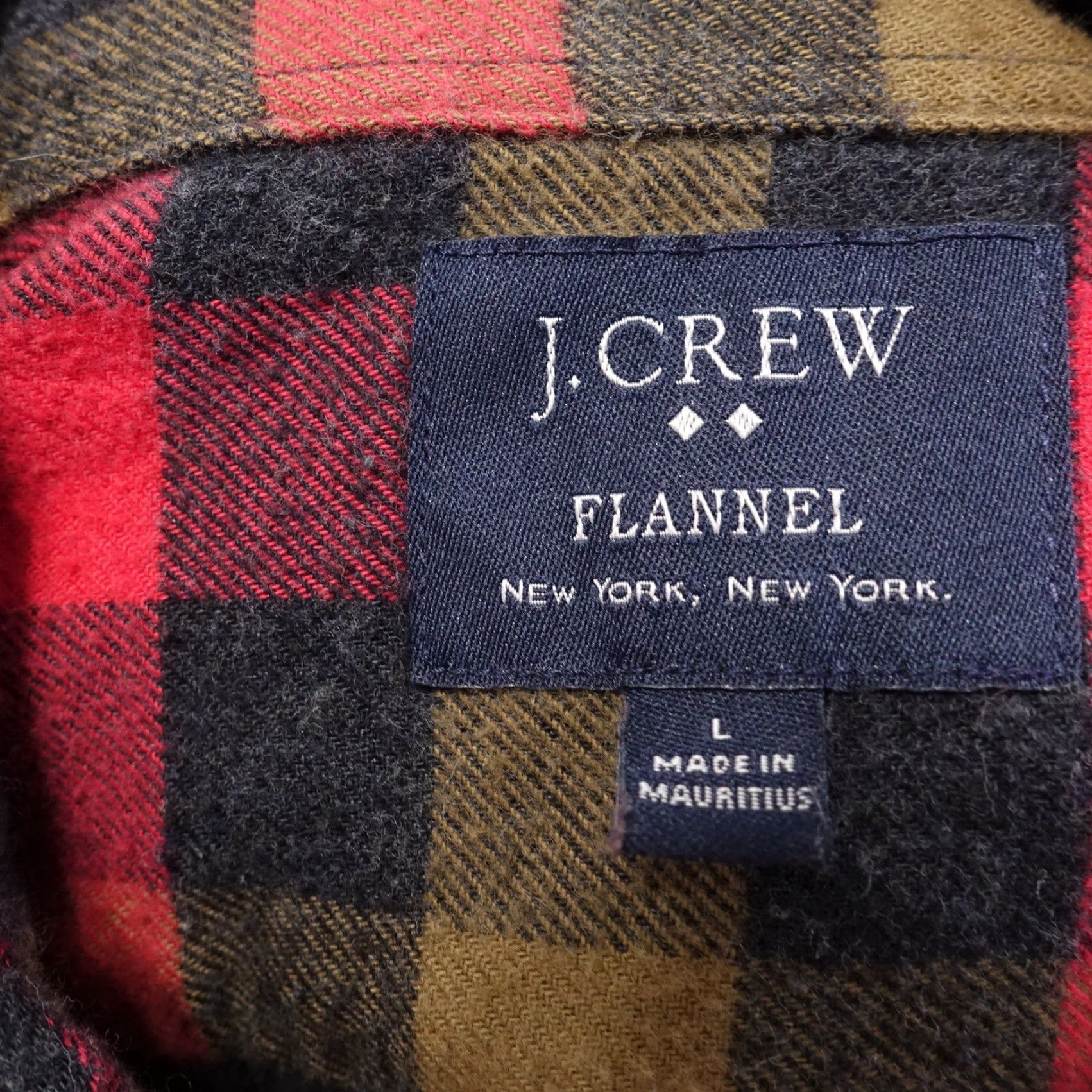 J.Crew J.CREW Shirt Mens Large Multicolor Flannel Cotton Long Sleeve Button-Down Size US L / EU 52-54 / 3 - 5 Thumbnail