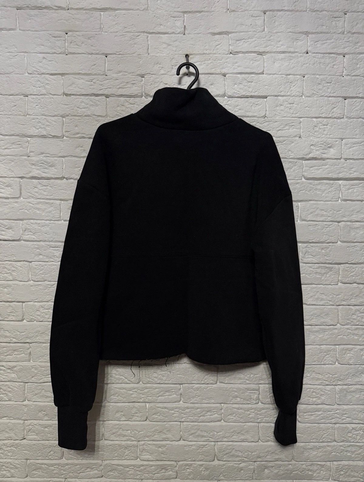 Thom Krom Rare Woman`s Thom Krom Cropped High Neck Sweatshirt Sz S Size S / US 4 / IT 40 - 8 Thumbnail