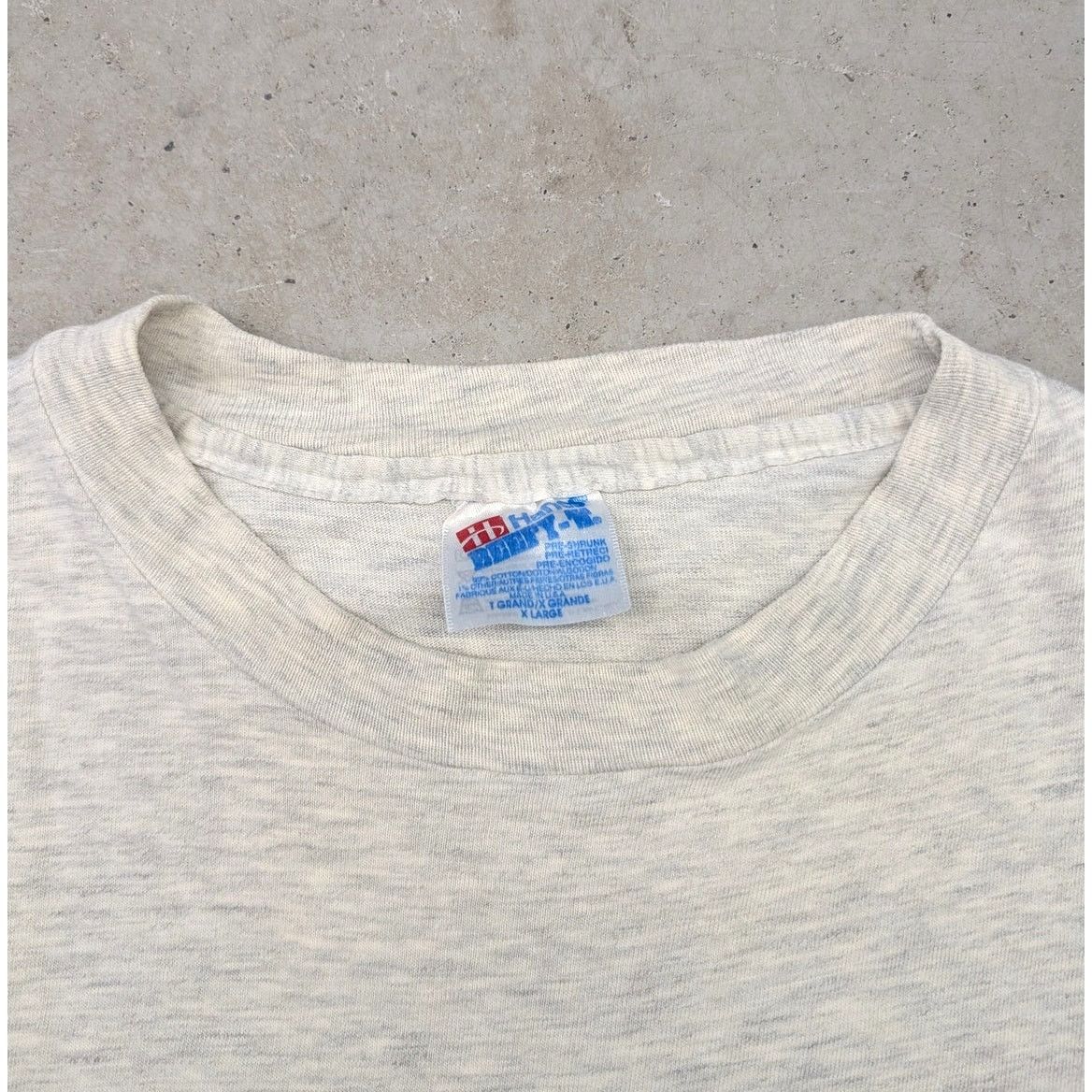 Hanes × Vintage Vintage 90s Delta Phi Epsilon Patches Hanes t-shirt Size US XL / EU 56 / 4 - 8 Thumbnail