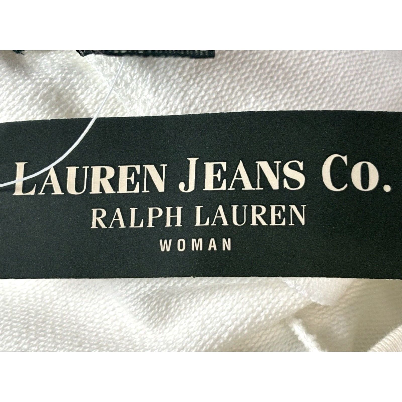 Ralph Lauren VINTAGE? No. NEW! Lauren Ralph Lauren Jogging Shorts Sz 1X Plus Women’s White Drawstring Size 40" / US 18 - 6 Thumbnail