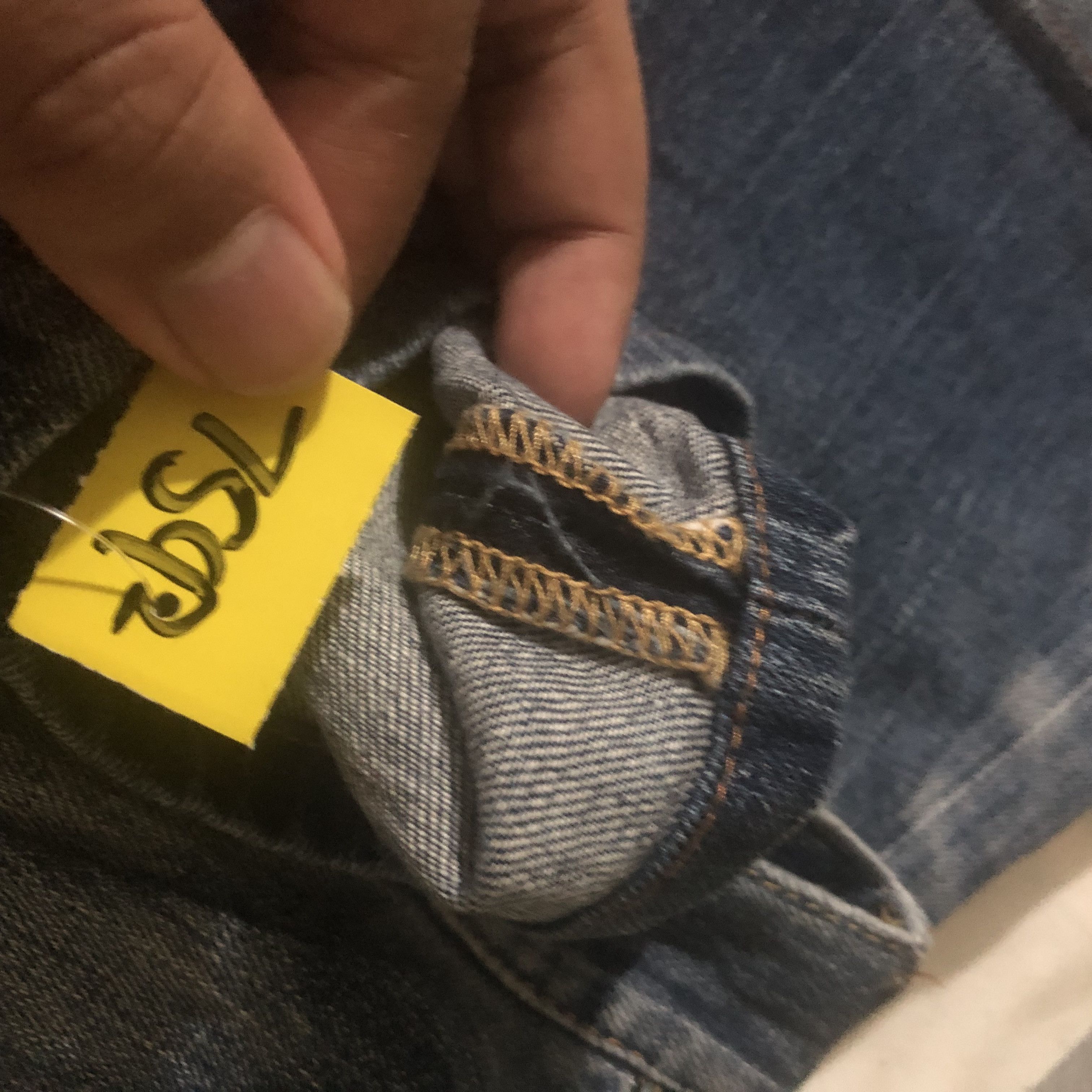Uniqlo Uniqlo Boyfriend Blue Denim Pants #7592 Size US 35 - 19 Thumbnail