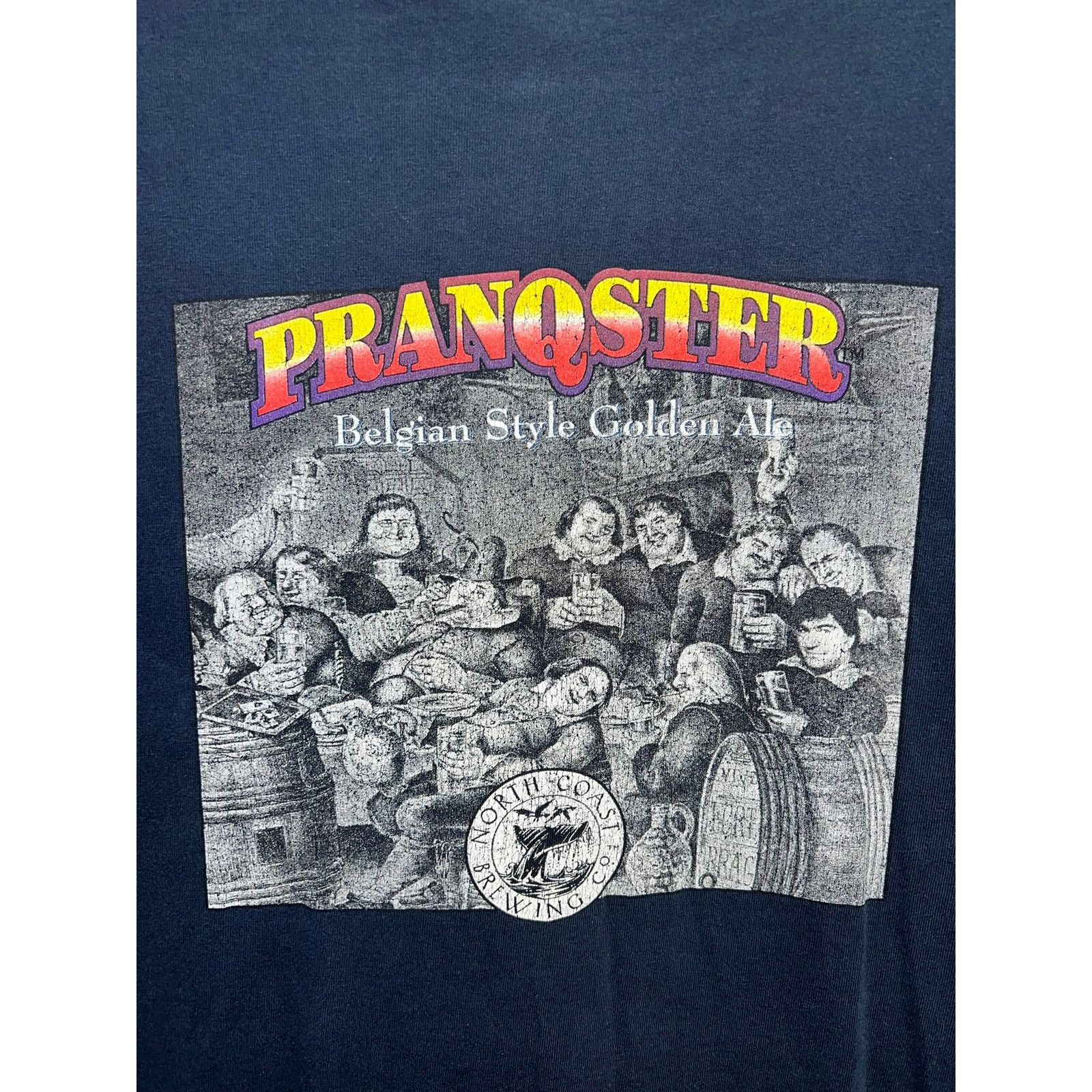Gildan Y2K Pranqster Belgian Style Golden Ale Blue Shirt Brewery L Size US L / EU 52-54 / 3 - 2 Thumbnail