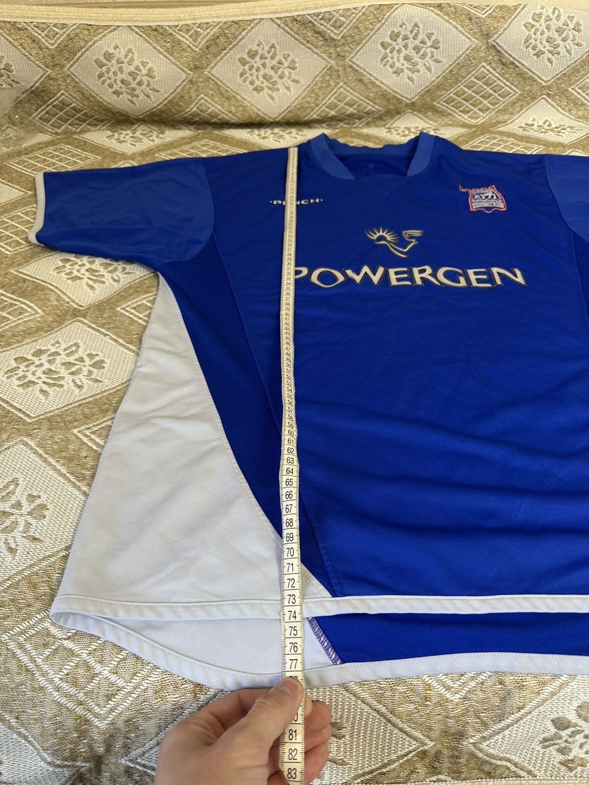 Vintage 🔥 Ipswich Town FC 2003 2004 Home Punch Shirt Jersey Soccer Size US XL / EU 56 / 4 - 15 Thumbnail