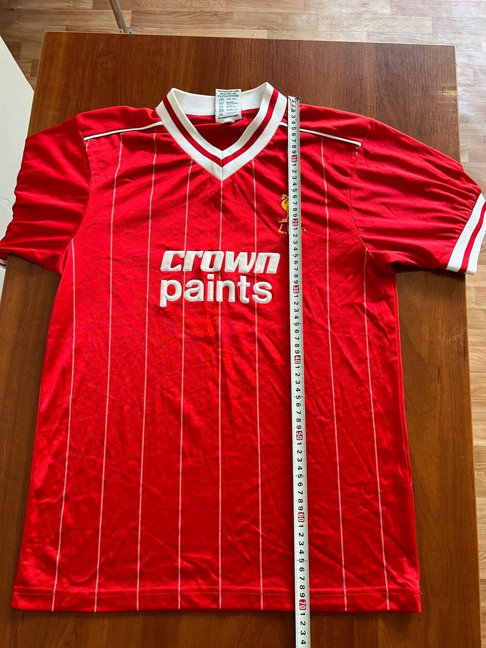 Sports Specialties 1982/83 LIVERPOOL REMAKE SCORE DRAW SOCCER FOOTBALL JERSEY Size US M / EU 48-50 / 2 - 13 Thumbnail