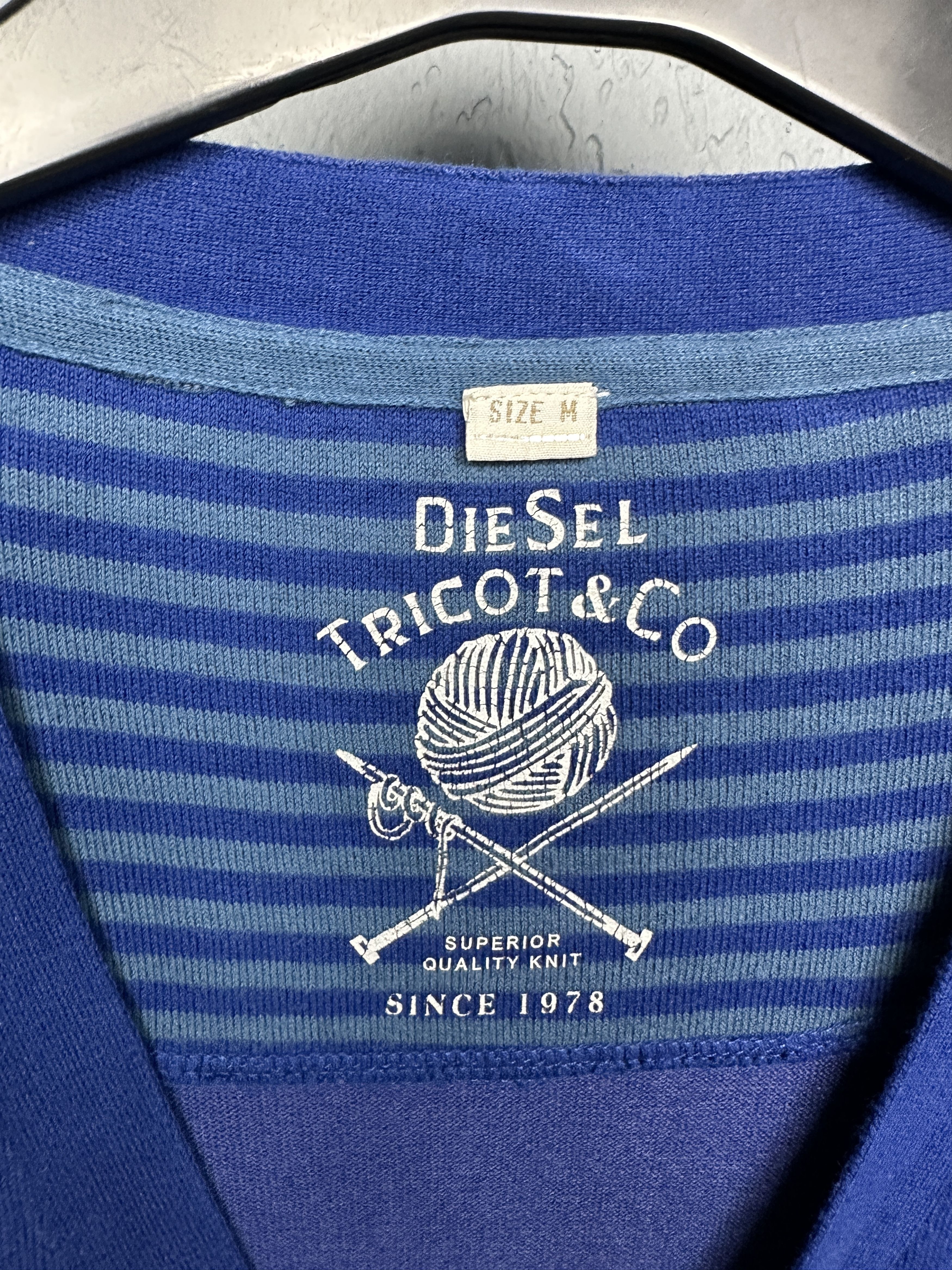 Diesel Diesel Mens Cardigan Sweater Size US L / EU 52-54 / 3 - 4 Thumbnail