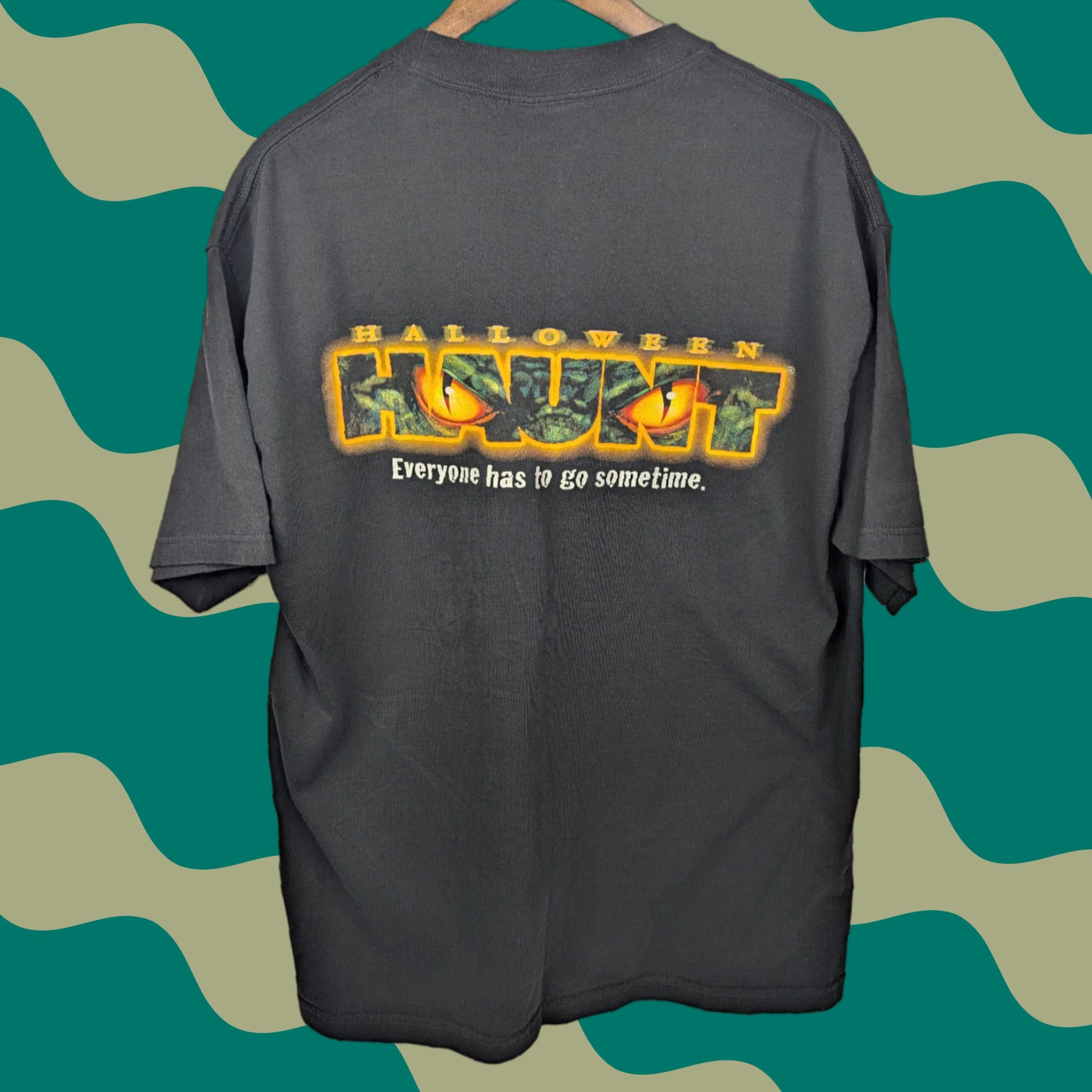 Vintage VINTAGE Knotts Scary Farm 2003 Halloween Haunt T-Shirt Black XL Mens Horror Double-Sided Size US XL / EU 56 / 4 - 1 Thumbnail