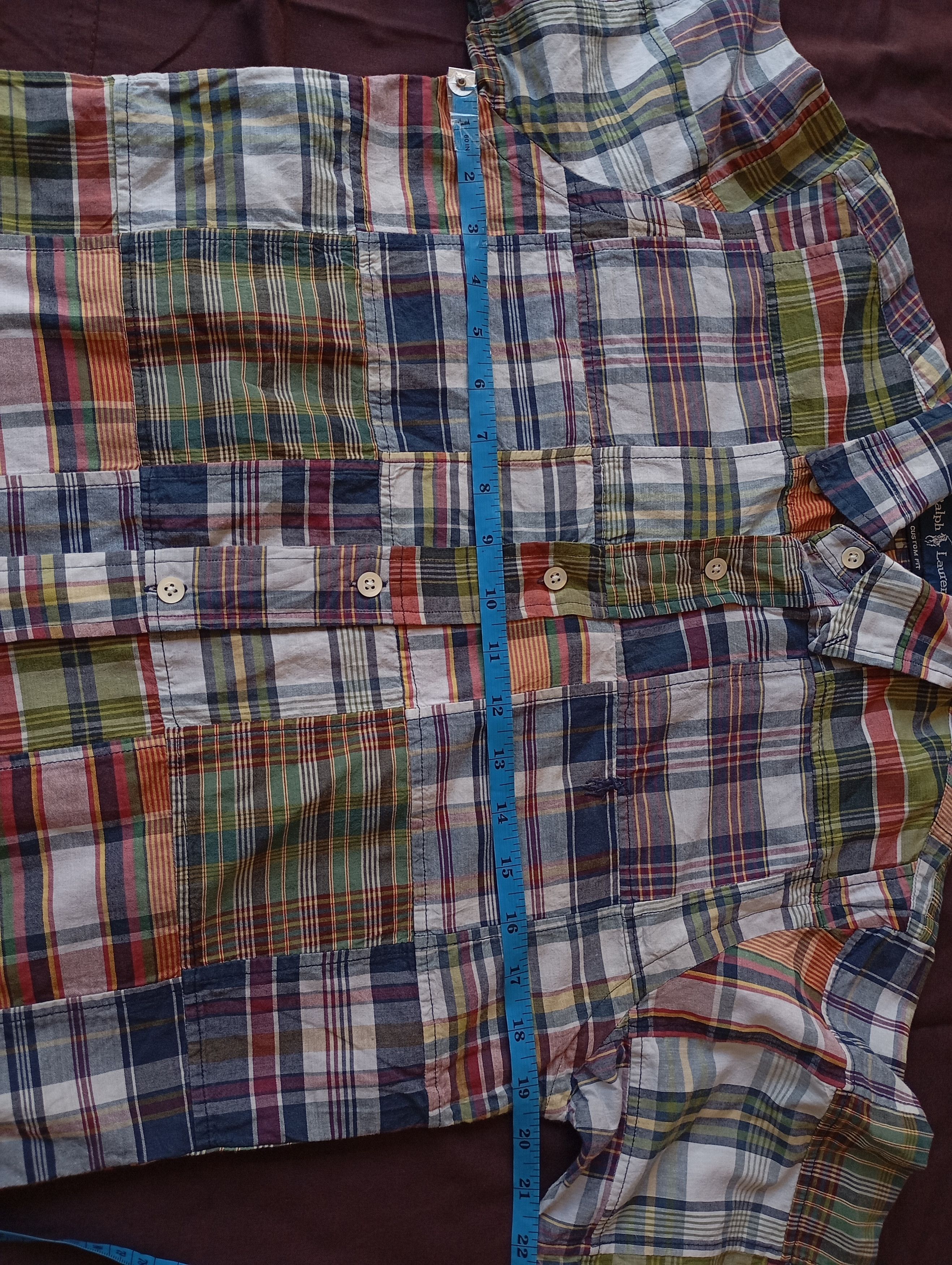 Polo Ralph Lauren Vintage Patchwork Shirts Ralph Lauren Size US S / EU 44-46 / 1 - 9 Thumbnail