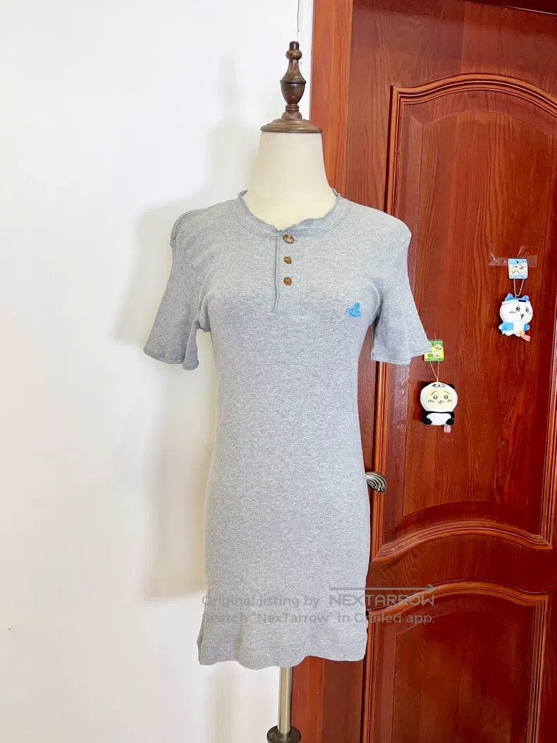 Vivienne Westwood vivienne westwood Second-hand Saturn knitted gray T-shirt Size L / US 10 / IT 46 - 1 Thumbnail