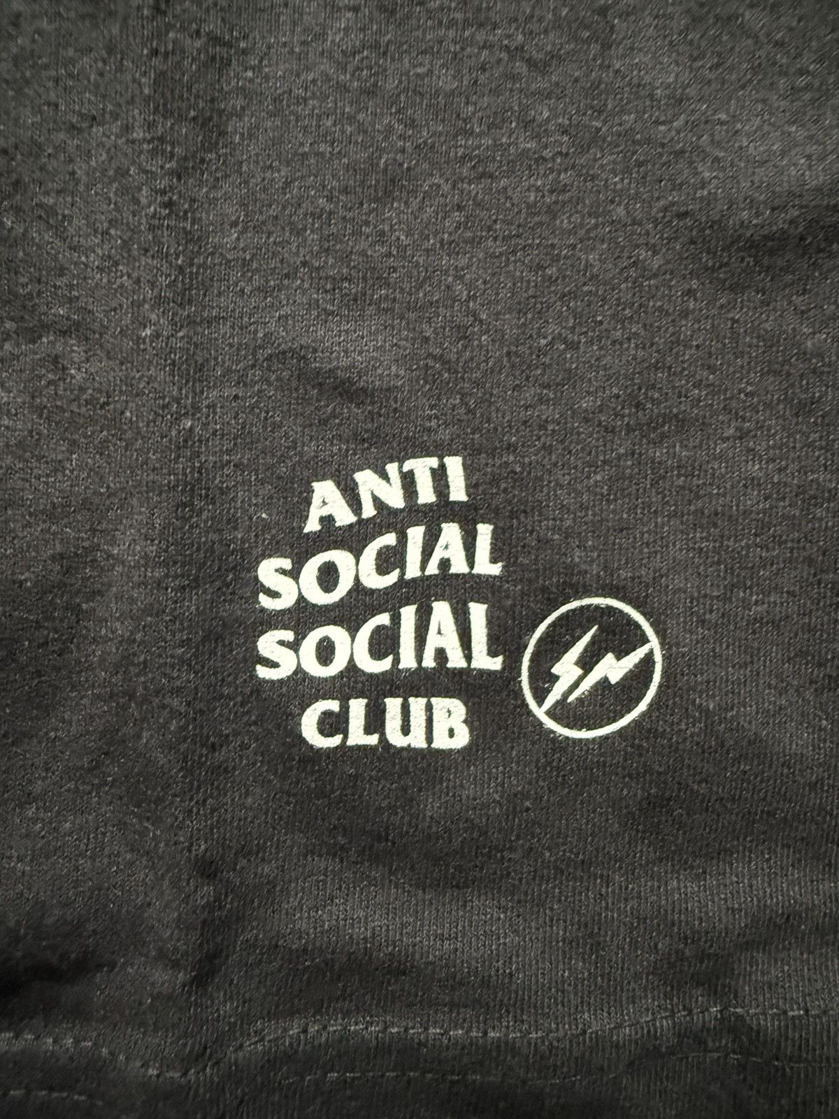 Anti Social Social Club × Fragment Design Anti Social Social Club x Fragment Tee Black/Blue Size M Size US M / EU 48-50 / 2 - 3 Thumbnail