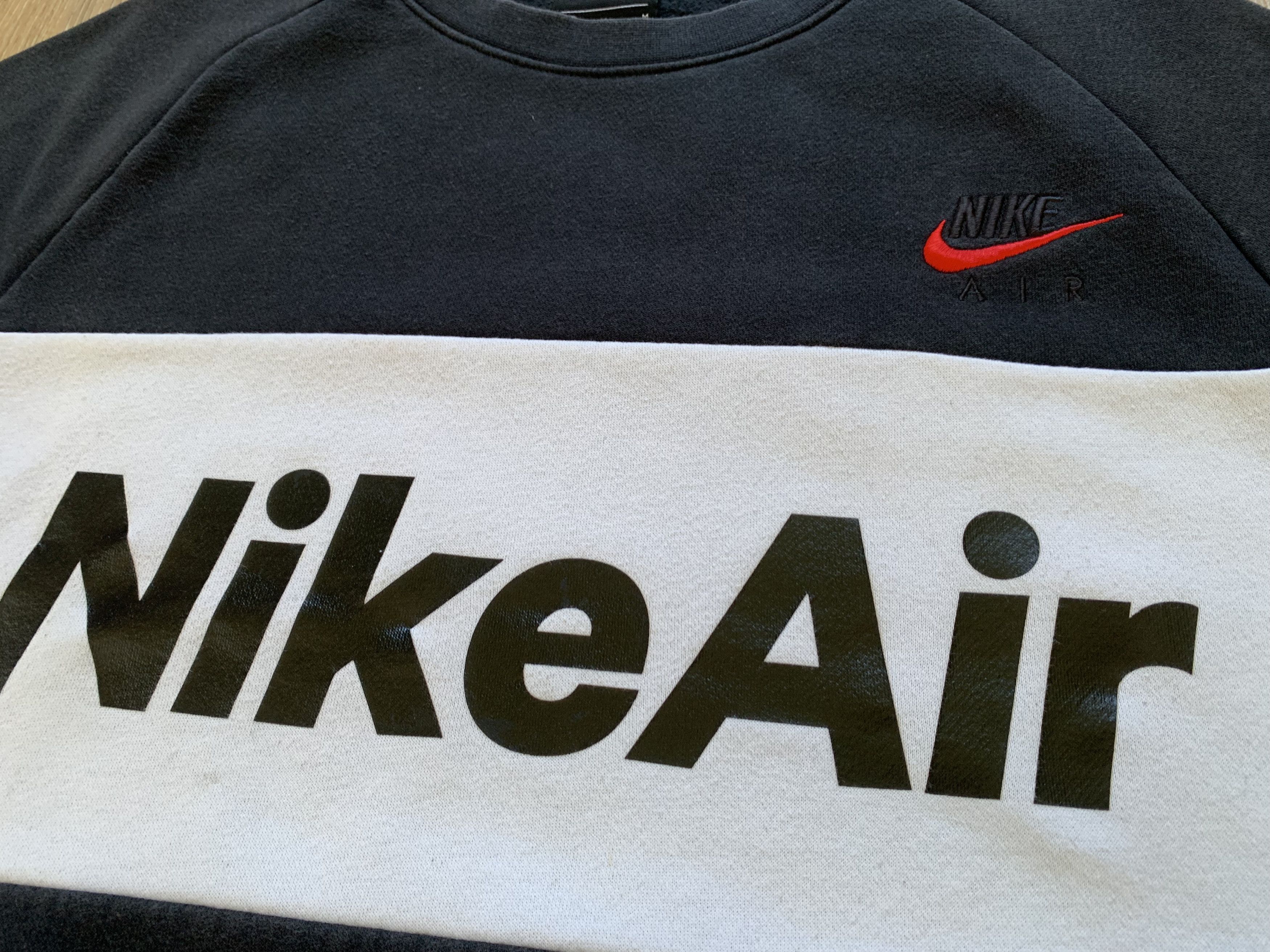 Nike Nike Air Black Cotton Sweatshirt Size US M / EU 48-50 / 2 - 5 Thumbnail