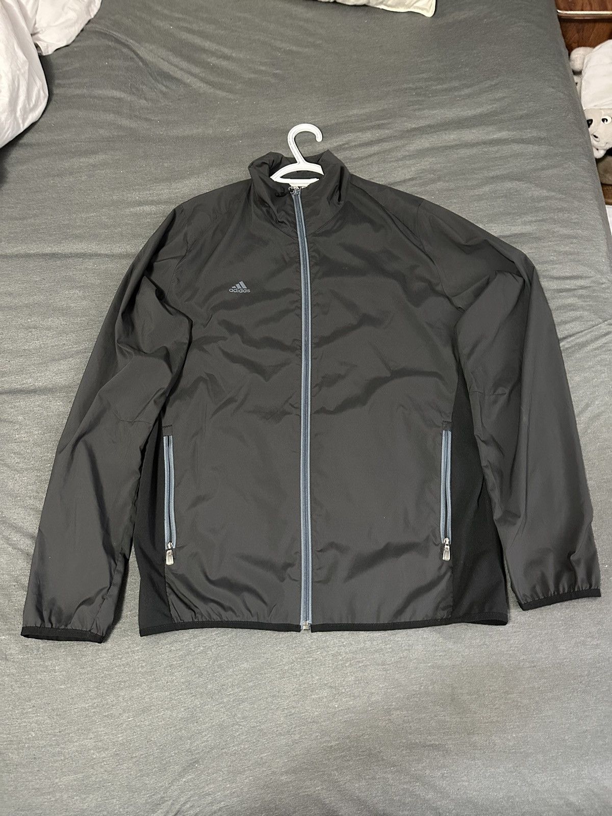 Adidas Black Adidas Windbreaker Size US M / EU 48-50 / 2 - 2 Thumbnail