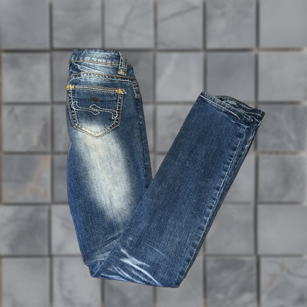 Vintage VINTAGE Z Co. Women’s Jeans Skinny 28x33 28 Blue 3 Y2K Womens Size 28" / US 6 / IT 42 - 1 Thumbnail