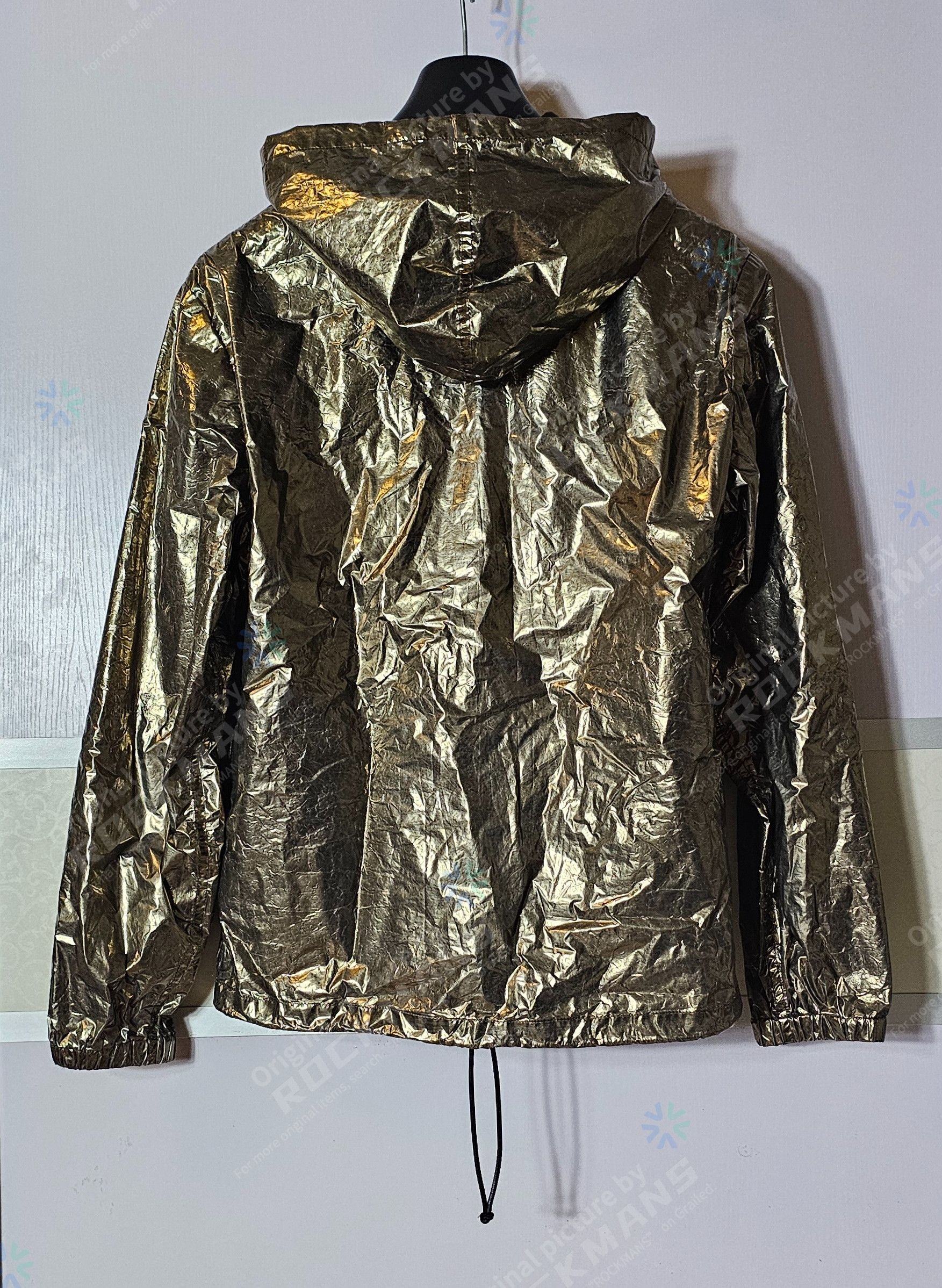 Saint Laurent Paris Saint Laurent gold Nylon Doré Capuche Anorak Jacket 46 Size US S / EU 44-46 / 1 - 2 Thumbnail