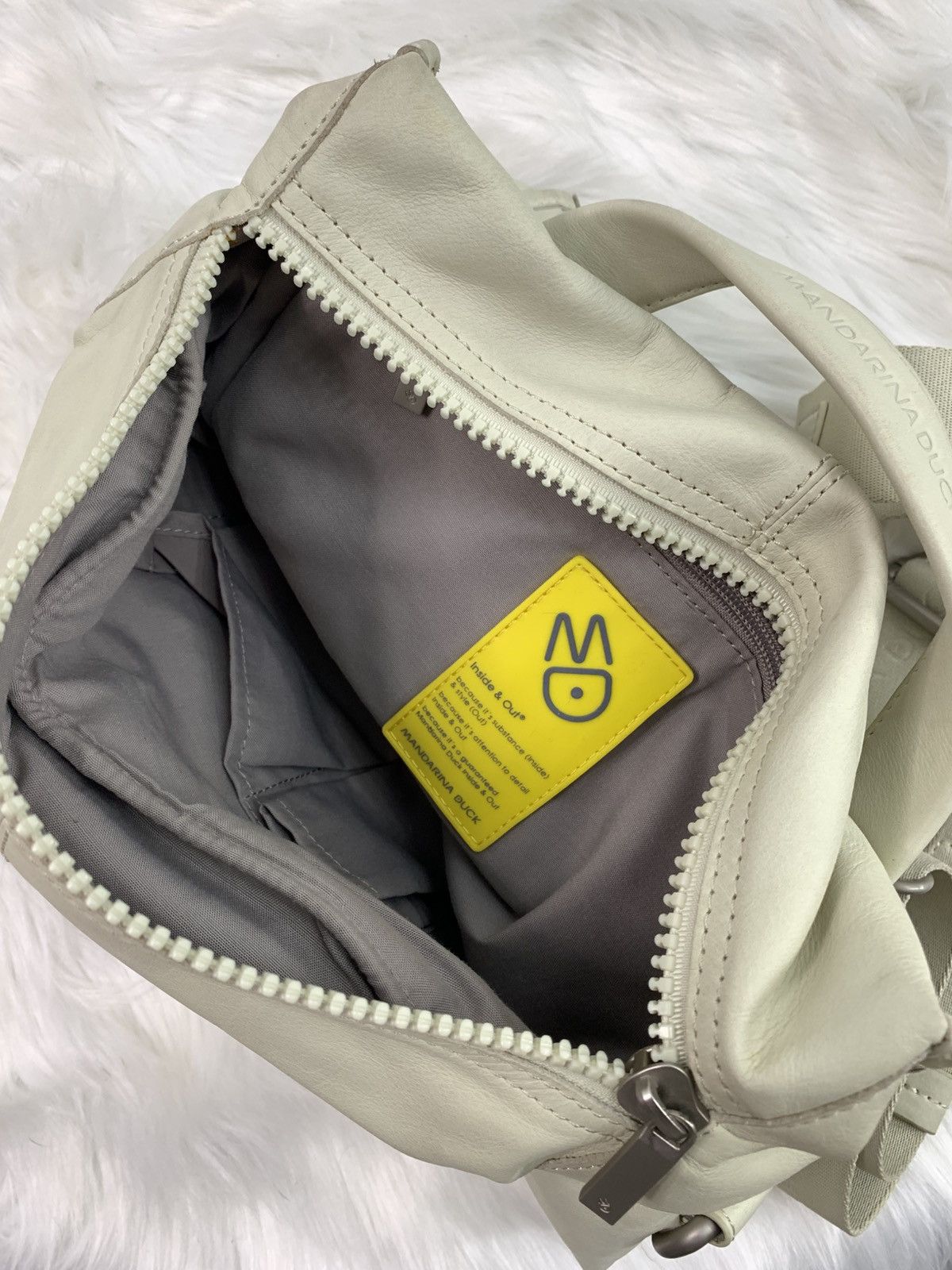 Designer × Mandarina Duck Mandarina Duck 2in1 Leather Backpack/Bag Size ONE SIZE - 12 Thumbnail