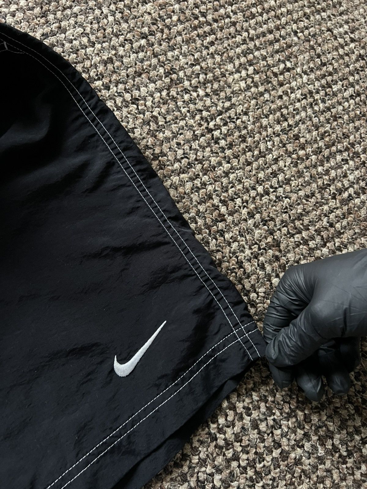 Nike Vintage Nike Cargo Shorts Y2K L Black Size US 34 / EU 50 - 10 Thumbnail