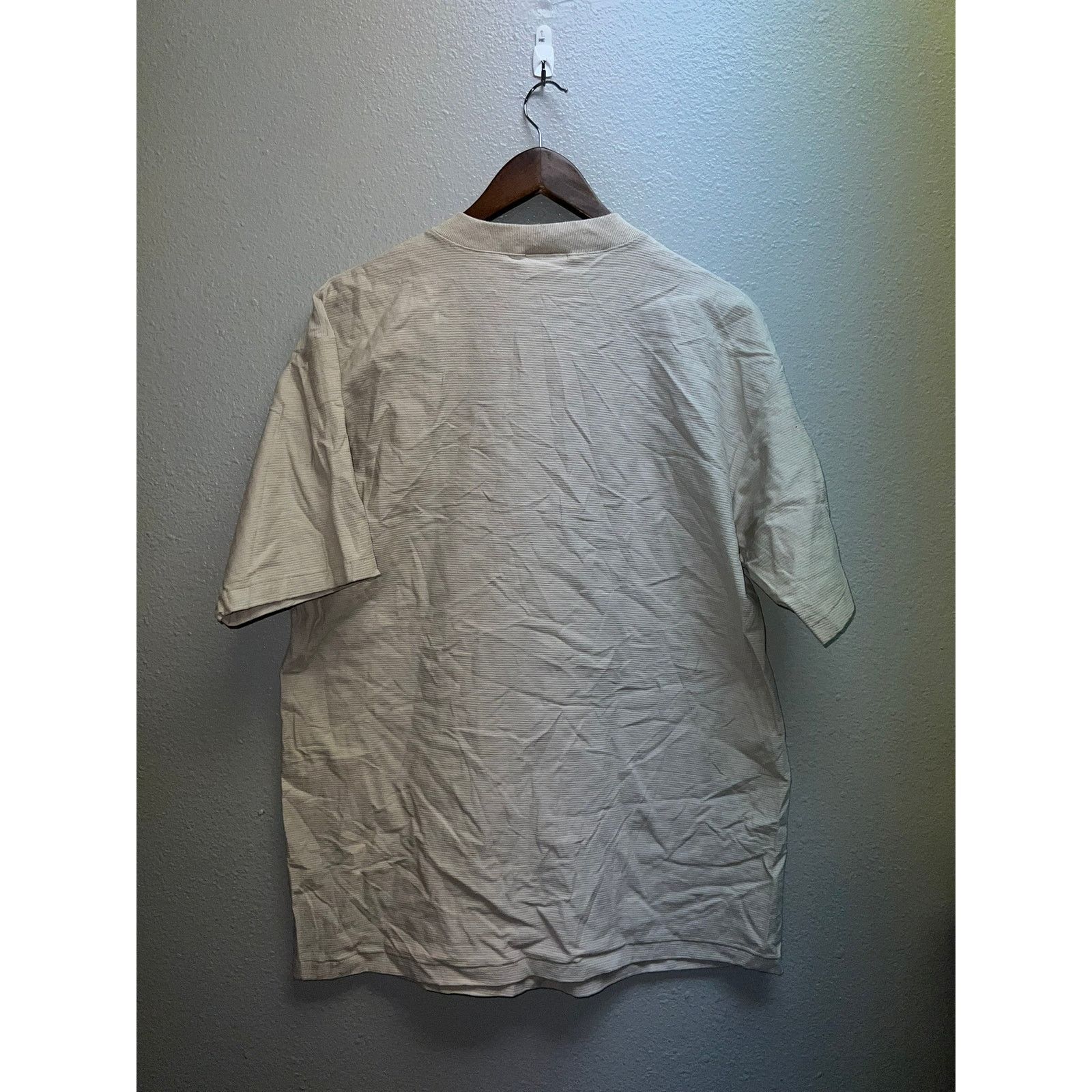 Vintage Vintage Oneita Power-T Shirt Brown 1/4 Shirt Tee 90s X-Large Size US XL / EU 56 / 4 - 6 Thumbnail