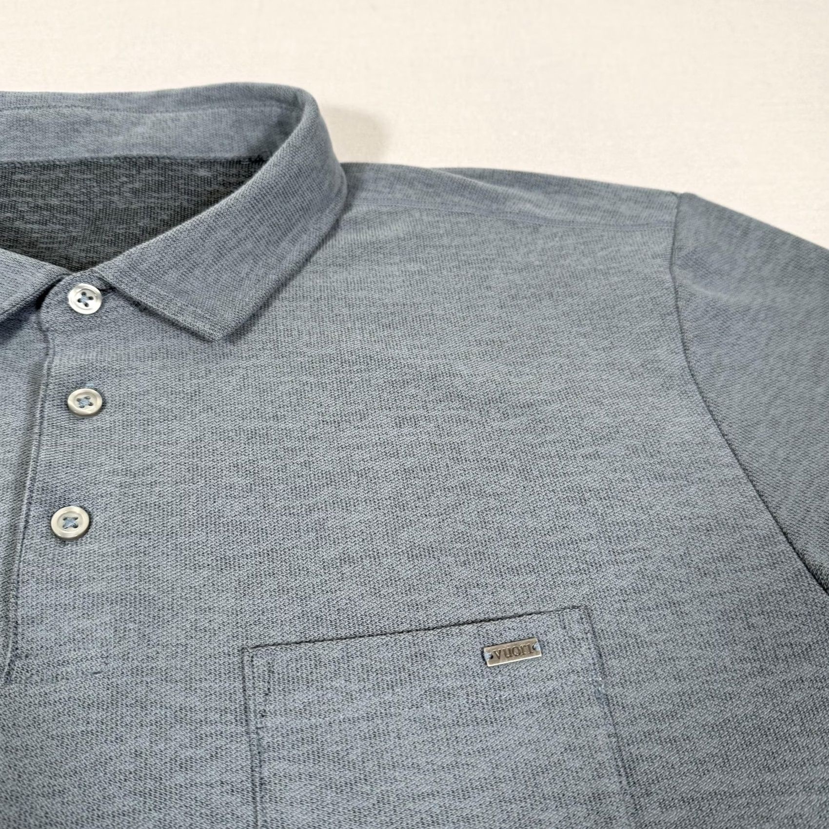 Vuori Vuori Polo Shirt Mens XL Gray Heathered Pocket Performance Jersey Golf Casual Top Size US XL / EU 56 / 4 - 4 Thumbnail