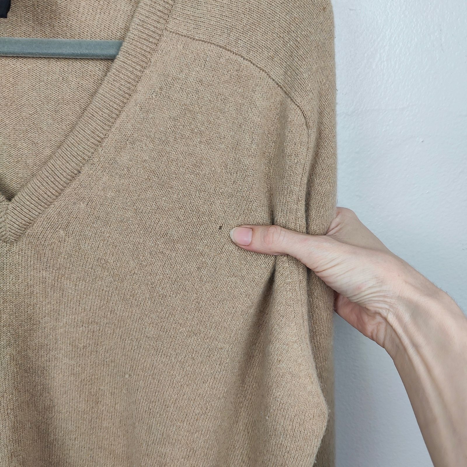 Other Vintage St Michael Sweater Mens 42 US L Tan V-Neck Size US L / EU 52-54 / 3 - 3 Thumbnail