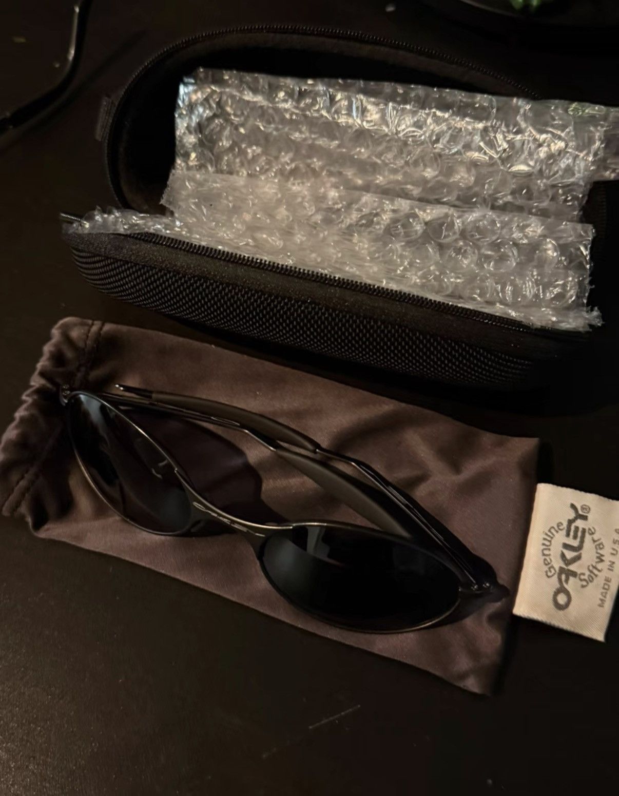 Oakley OAKLEY E Wire Black Sunglasses K24 Size ONE SIZE - 7 Thumbnail