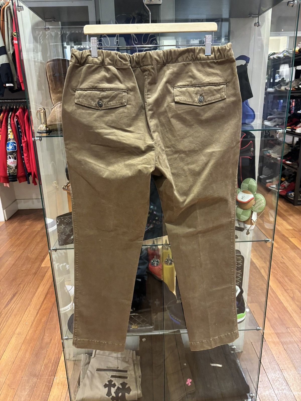 Boglioli Boglioli Comfort Cargo Trousers - Brown Size US 36 / EU 52 - 2 Thumbnail