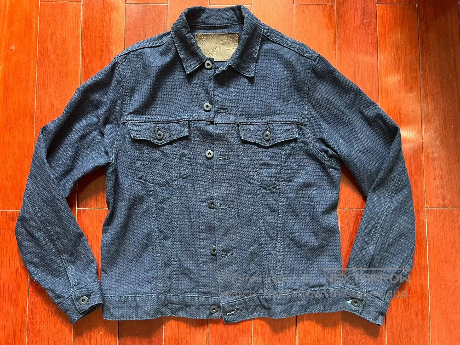 Naked & Famous Naked & Famous Sashiko Type 3 Jacket. Size US M / EU 48-50 / 2 - 1 Thumbnail
