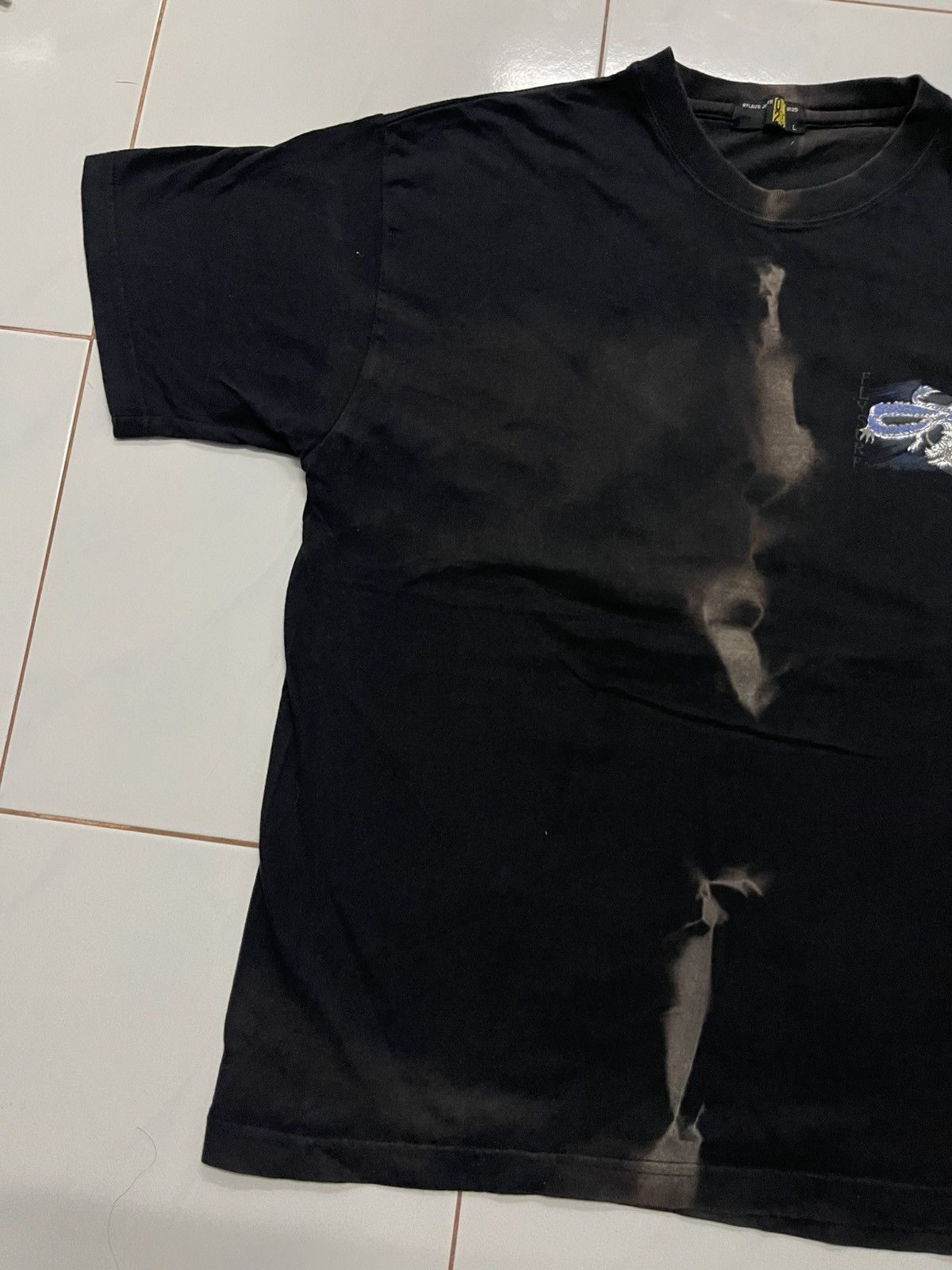 If Six Was Nine × Japanese Brand × Vintage 2000s NYLAUS JEANS SUN FADED TSHIRT RARE DESIGN Size US L / EU 52-54 / 3 - 5 Thumbnail
