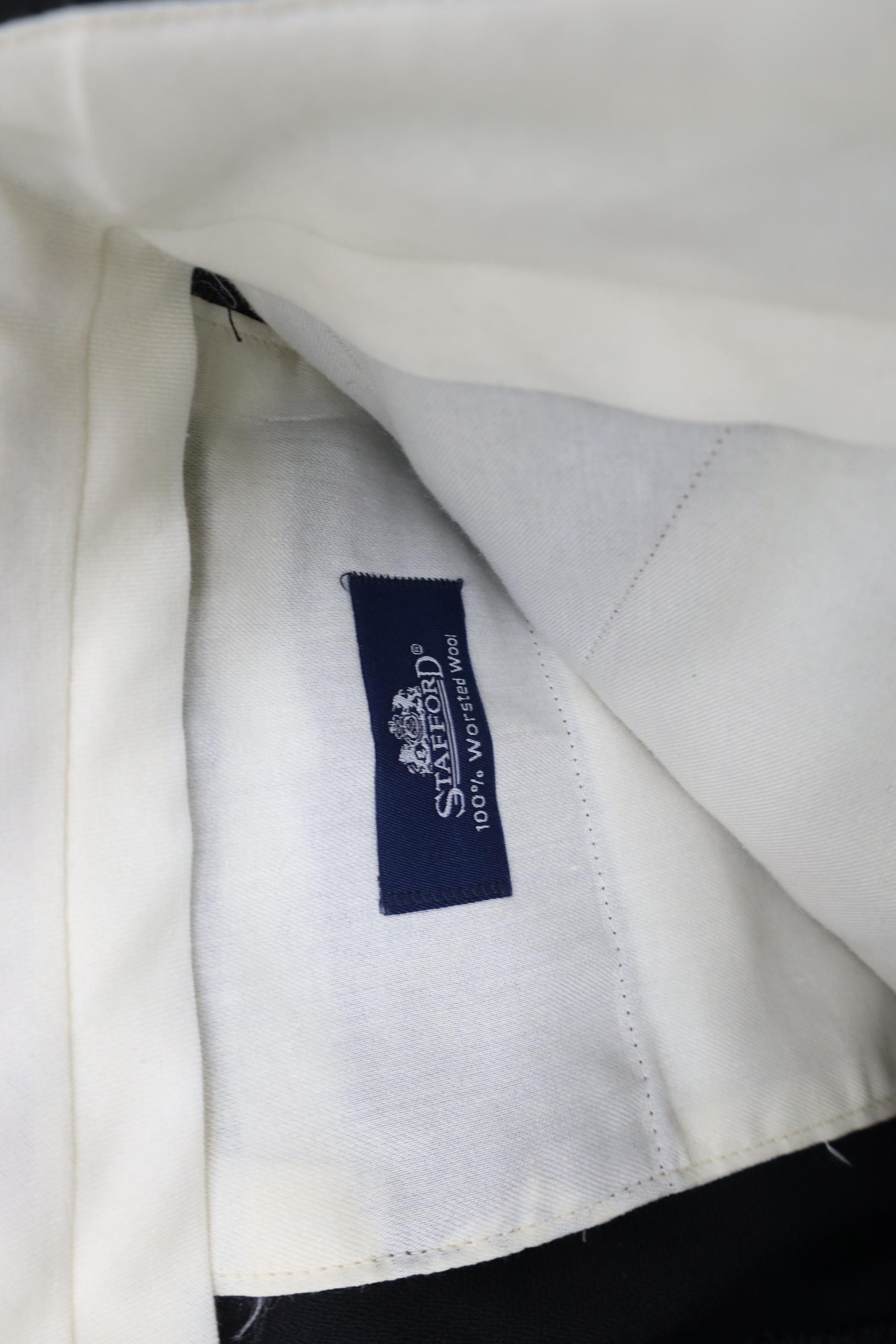 Vintage Vintage 90s Streetwear Wool Herringbone Wide Leg Chino Pants Size US 34 / EU 50 - 10 Thumbnail