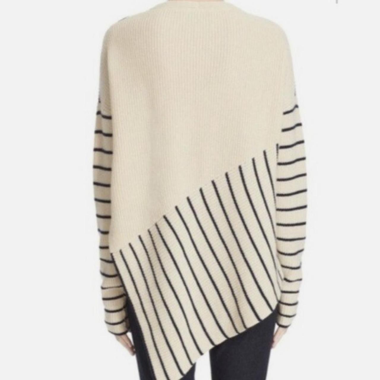 Brochu Walker Brochu Walker Reir Striped wool cashmere Sweater Beige Size M / US 6-8 / IT 42-44 - 2 Thumbnail