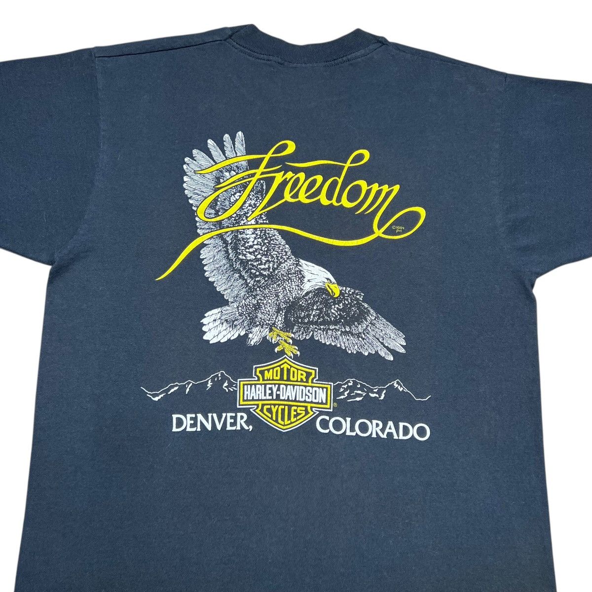 Harley Davidson 1993 Harley Davidson Freedom Ride Denver Colorado T-Shirt Size US M / EU 48-50 / 2 - 9 Thumbnail