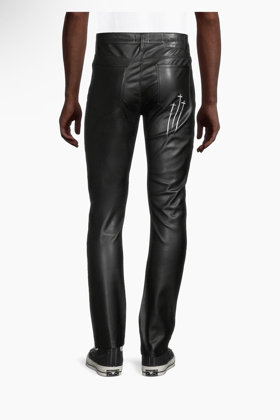 Rta RTA Bryant Faux Leather Pants Size US 30 / EU 46 - 3 Thumbnail