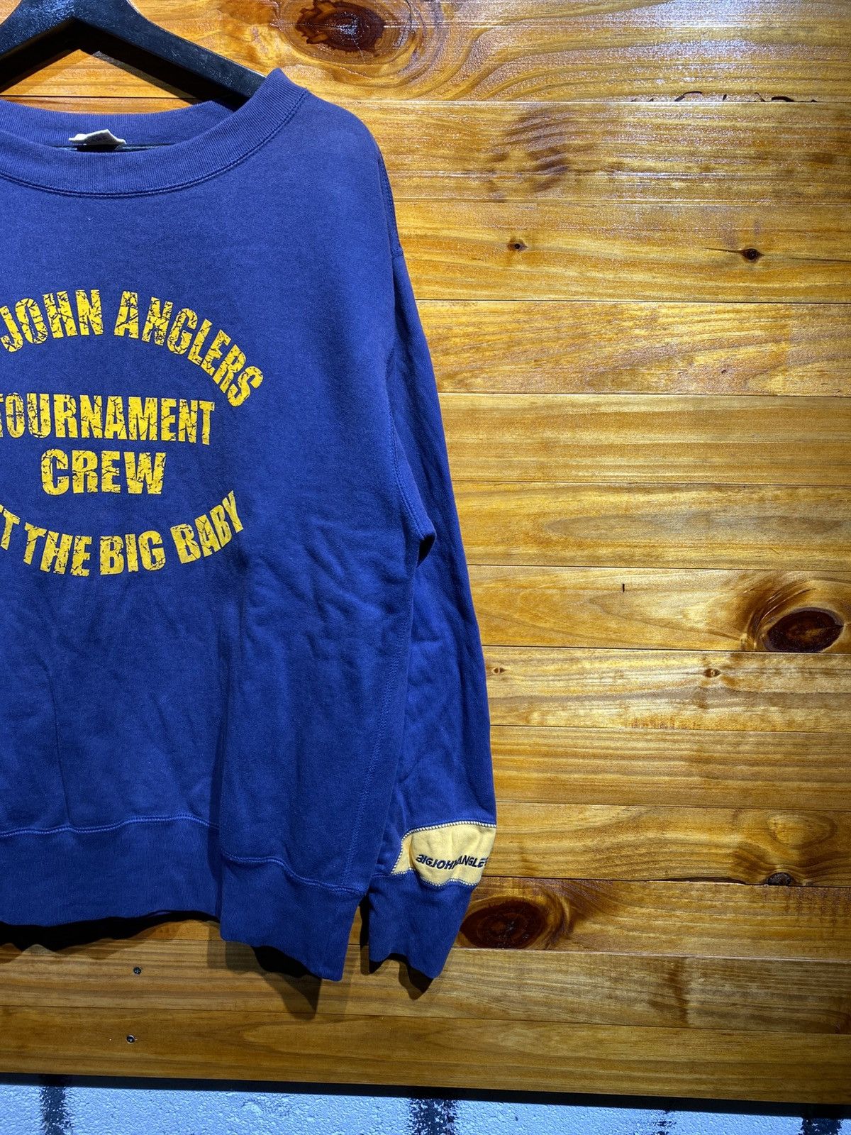 Big John Vintage 90s Big John Anglers Navy Crewneck Get the Big Baby Size US M / EU 48-50 / 2 - 6 Thumbnail