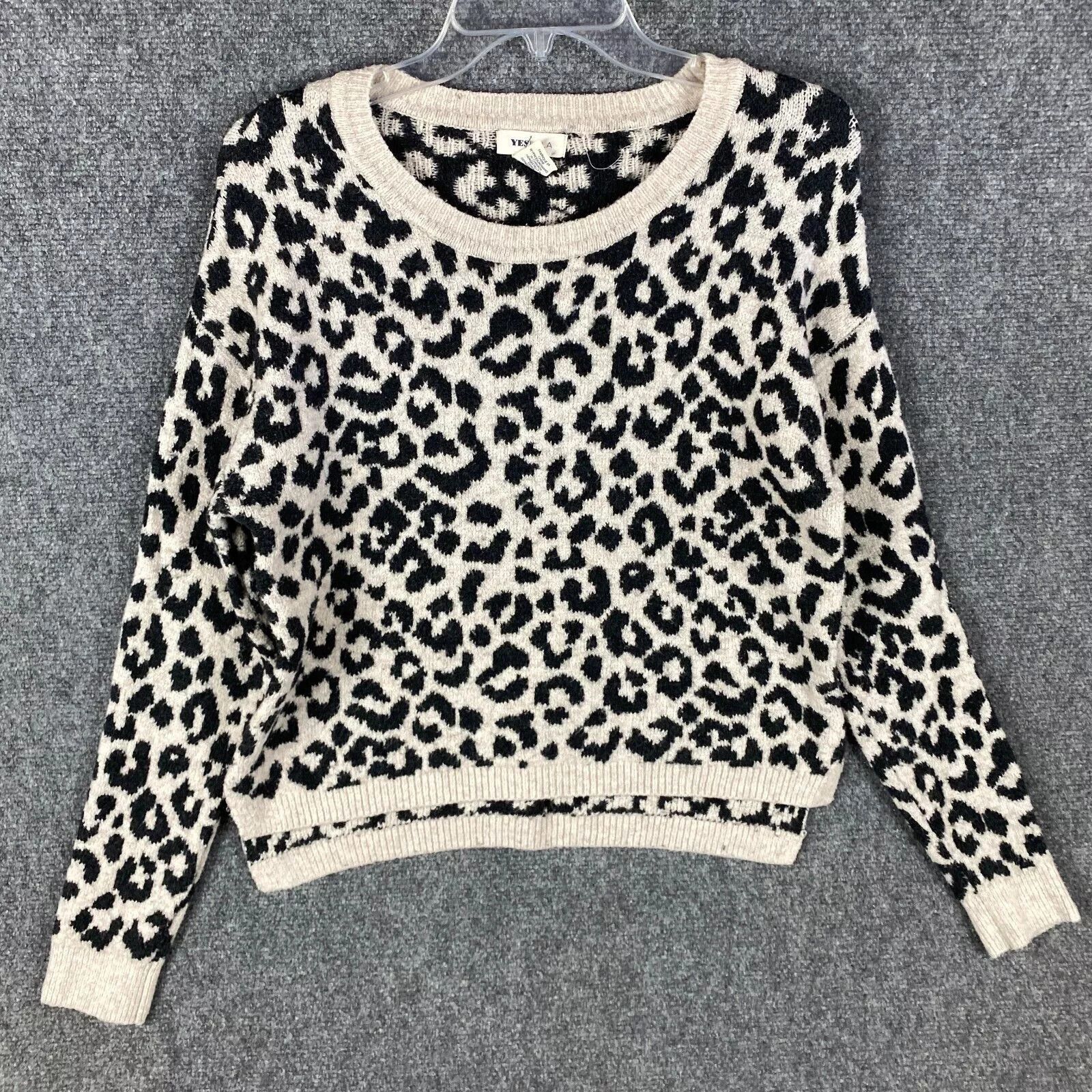 Other Yes Lola Sweater Women's Small Pullover Cheetah Print S Size S / US 4 / IT 40 - 1 Thumbnail