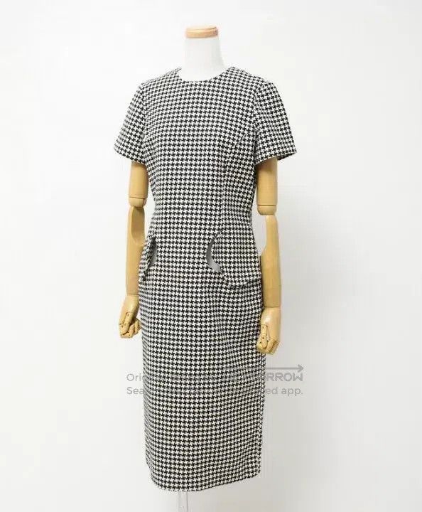 Comme des Garcons Comme des Garcons Retro Houndstooth Openwork Geo Round Nec Size M / US 6-8 / IT 42-44 - 1 Thumbnail