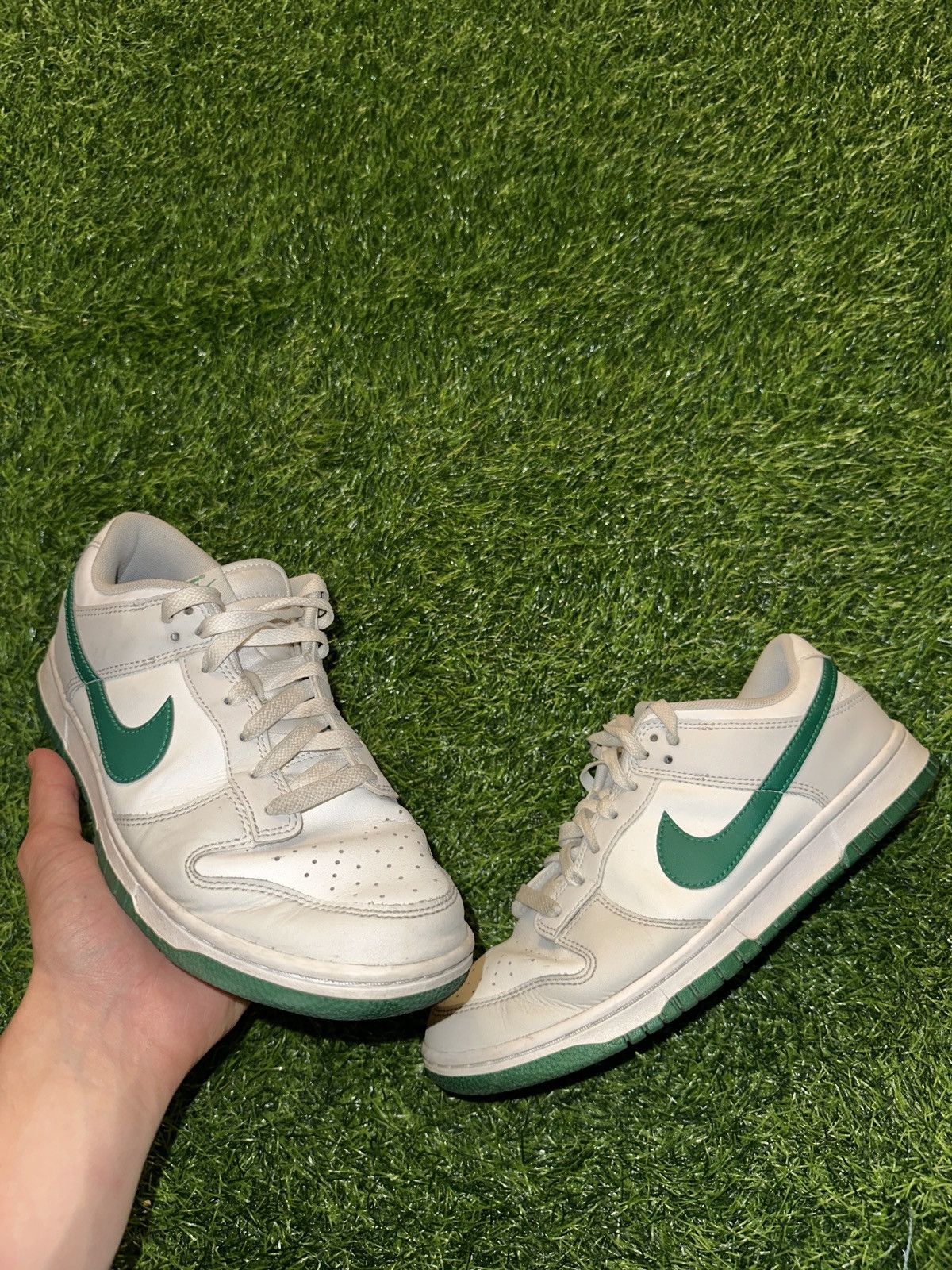 Nike Nike dunk low pro white green shoes size 8.5 Size US 8.5 / EU 41-42 - 1 Thumbnail