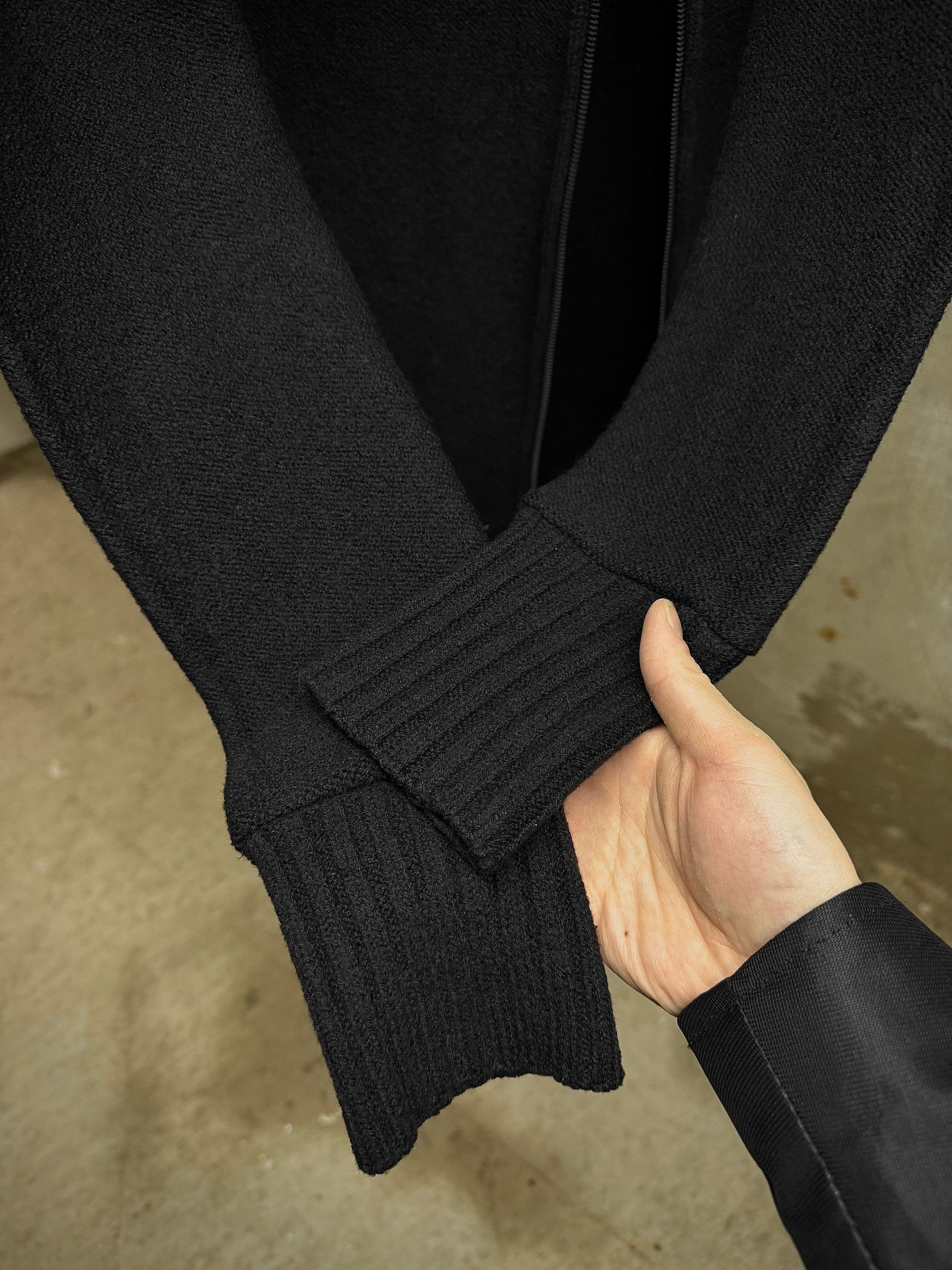 MD75 MD75 Asymmetric Funnel Neck Zip Up Wool Knit Sweater Size US S / EU 44-46 / 1 - 5 Thumbnail