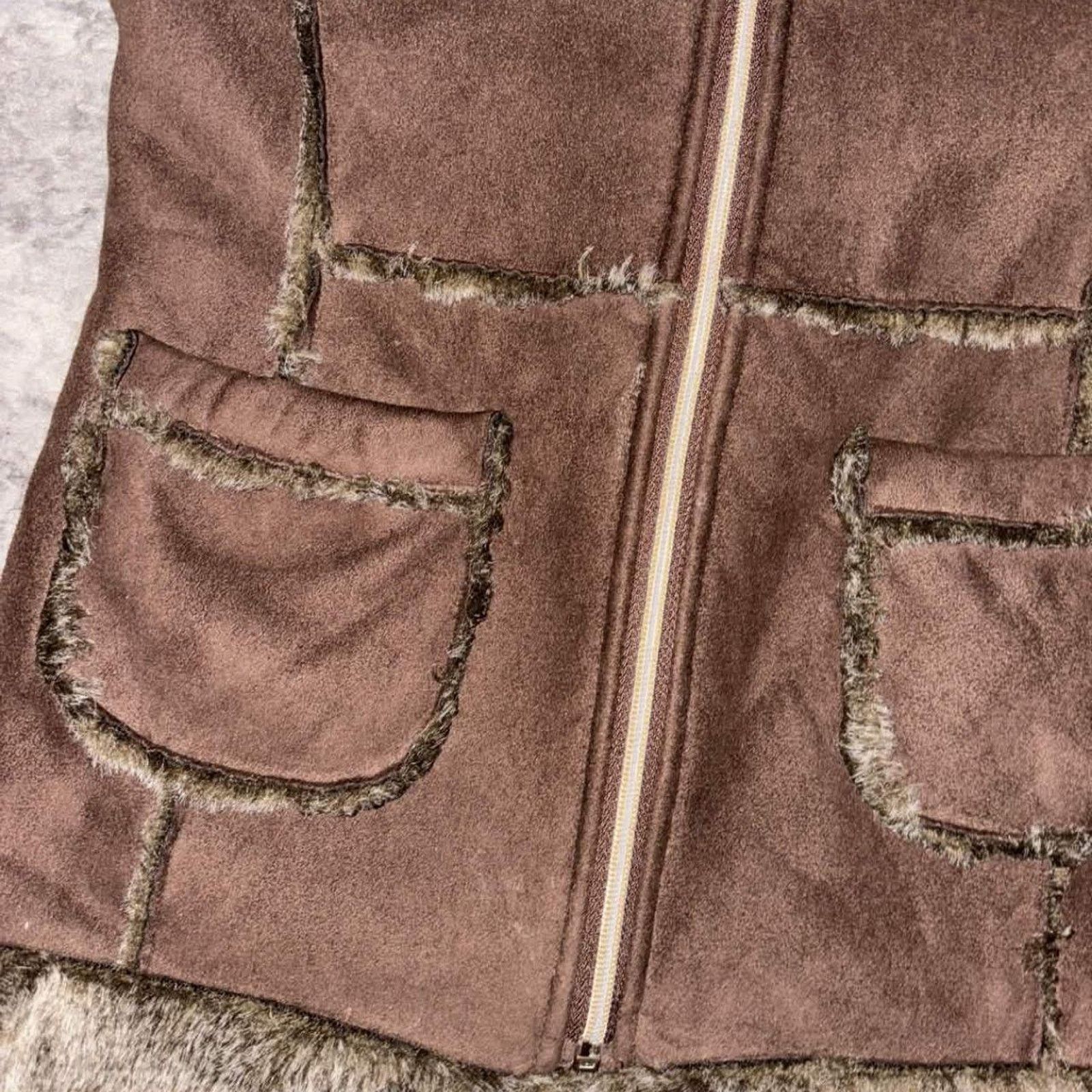 Cherokee Vintage Cherokee Faux Fur Suede Jacket Size XS / US 0-2 / IT 36-38 - 5 Thumbnail