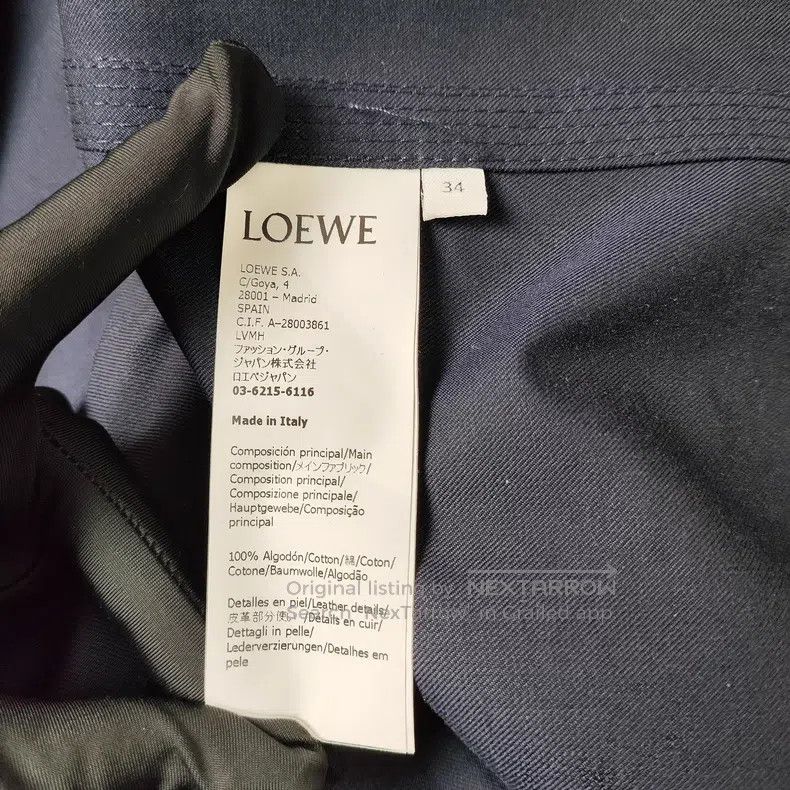 Loewe Loewe Navy Blue Jacket Size XXS / US 00 / IT 34 - 5 Thumbnail