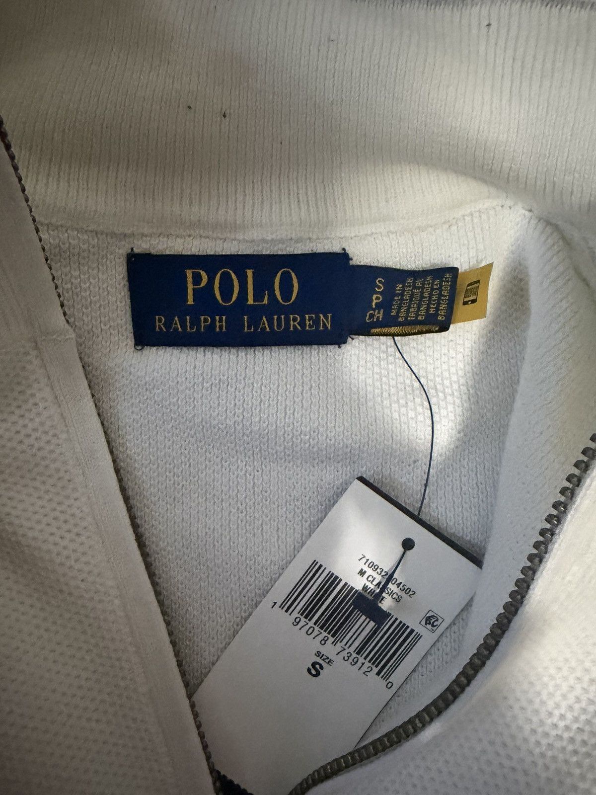 Polo Ralph Lauren Mesh-Knit Cotton Quarter-Zip Sweater white Size US S / EU 44-46 / 1 - 2 Thumbnail