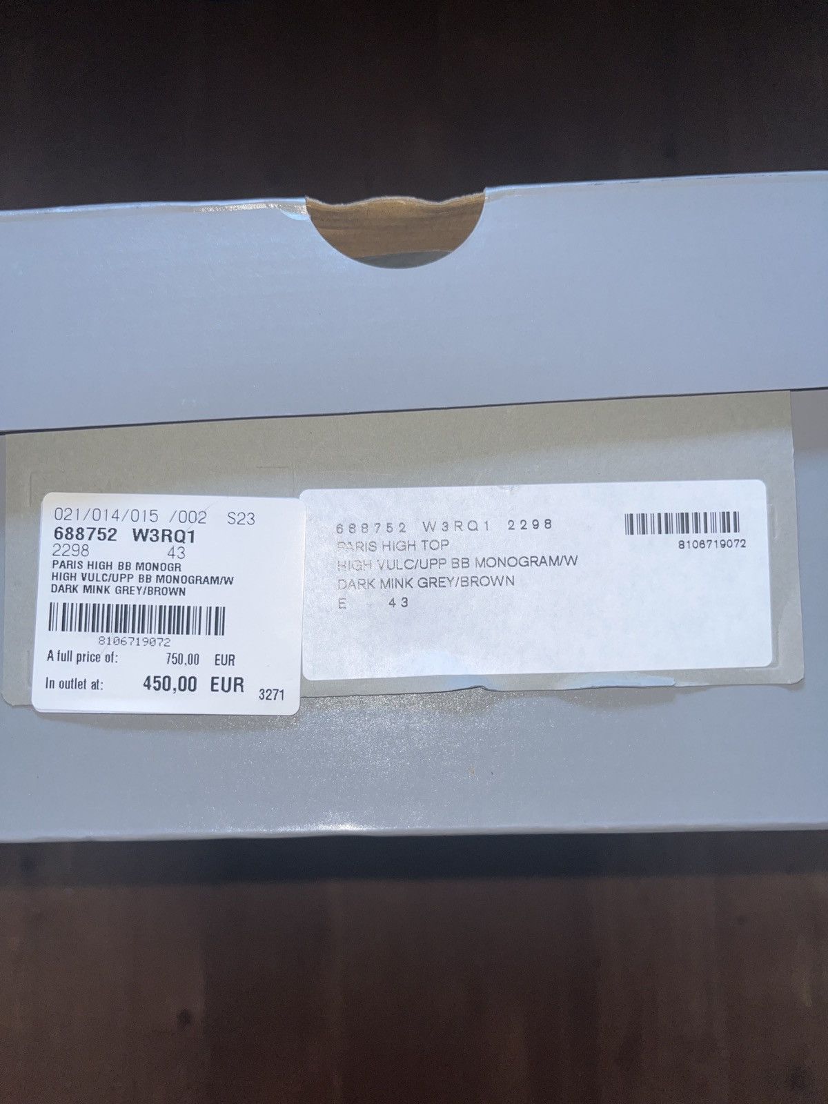 Balenciaga Paris High Top Size US 10.5 / EU 43-44 - 6 Thumbnail