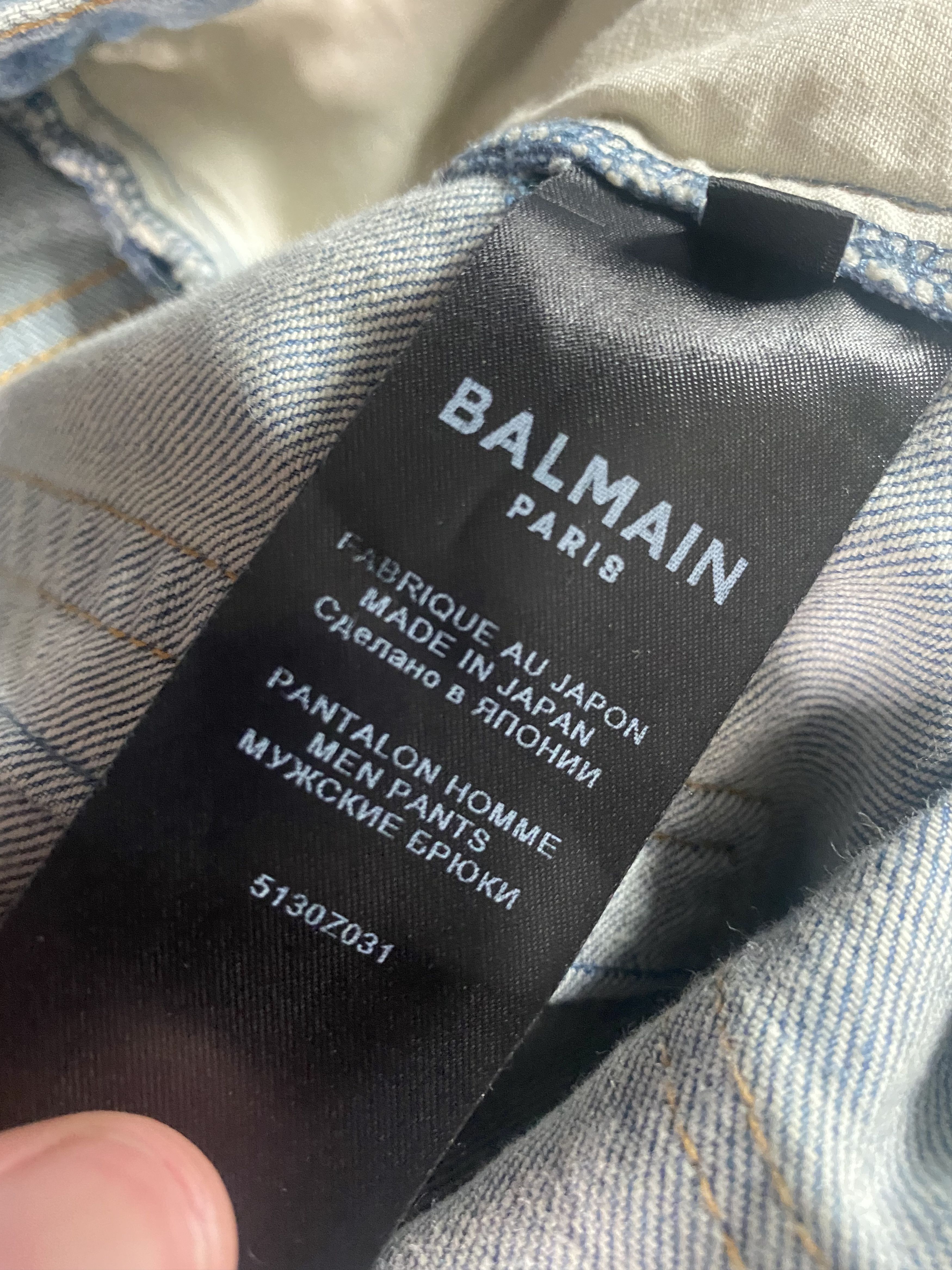 Balmain Balmain biker jeans Size US 30 / EU 46 - 13 Thumbnail