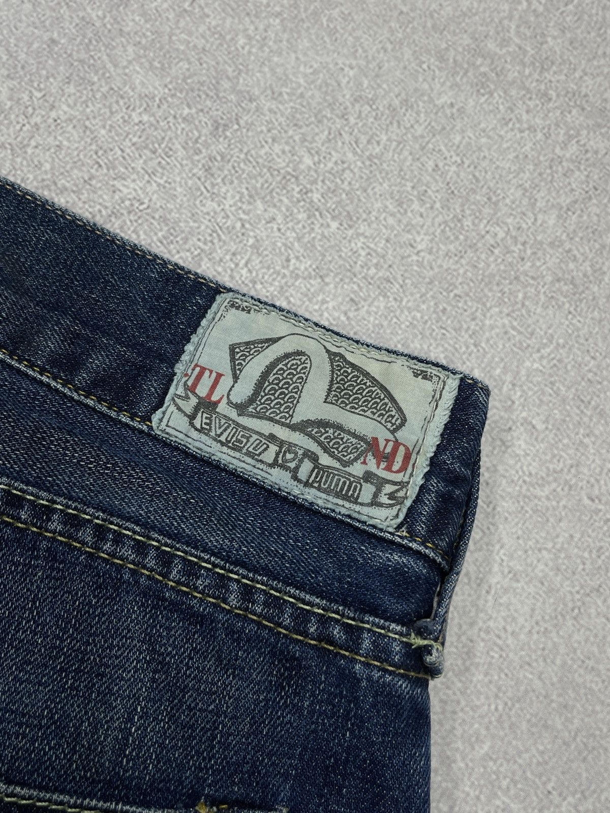 Evisu Vintage Evisu x Puma Denim Jeans Blue Collaboration Japanese Size US 36 / EU 52 - 5 Thumbnail