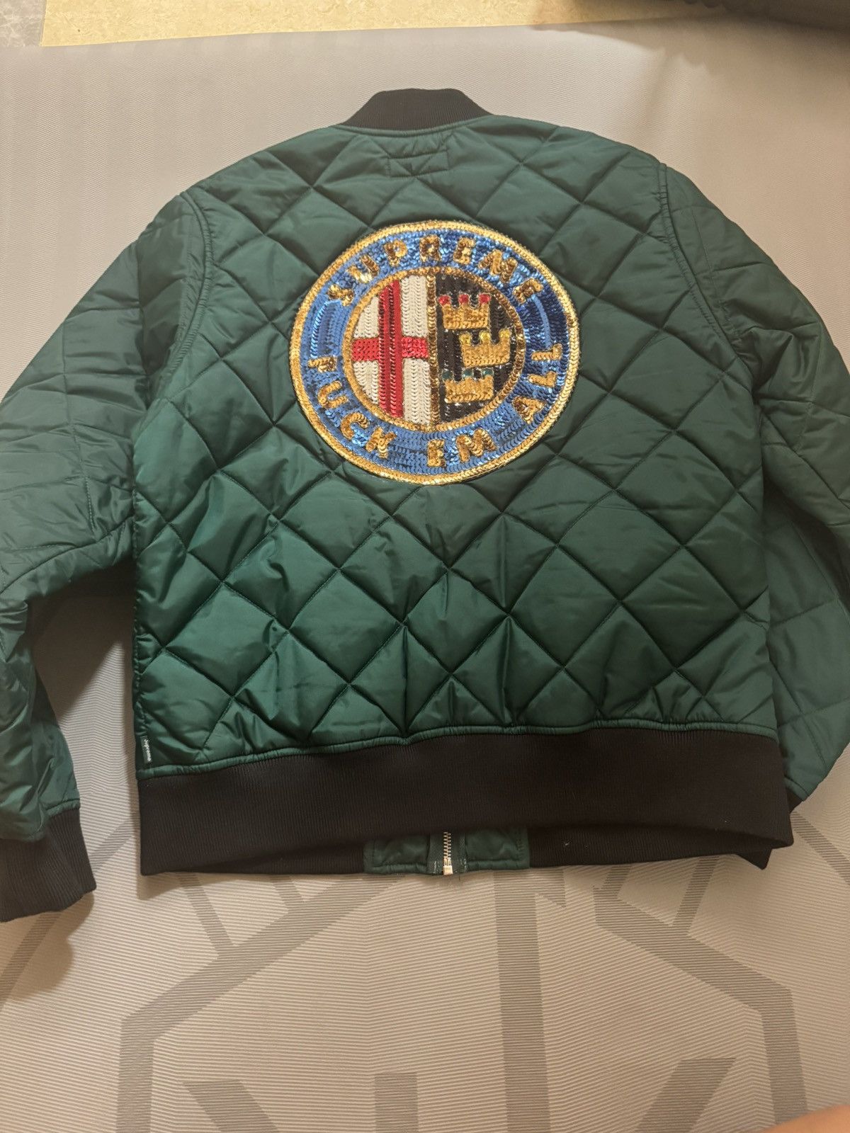 Supreme Supreme Blimp Quilted Work Bomber Jacket 2012 | Grailed