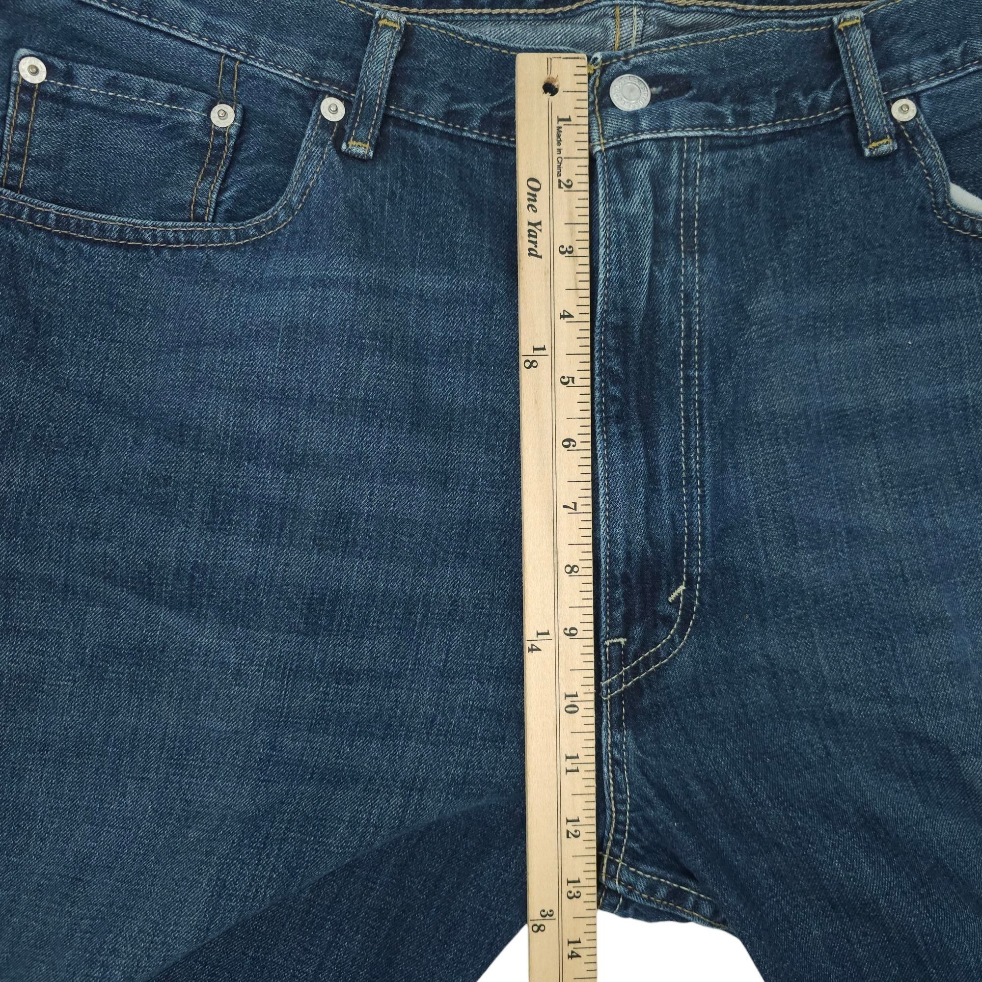 Levi's Levis 550 Relaxed Fit Jeans Mens 40 x 33 Dark Wash Tapered Size US 40 / EU 56 - 4 Thumbnail