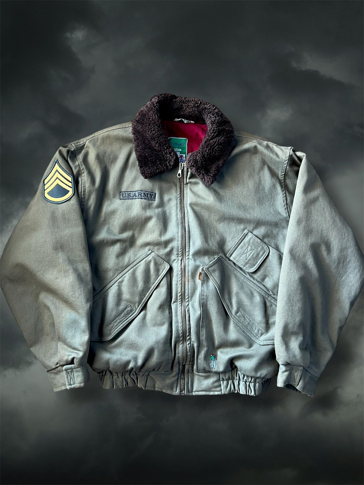 Levi's Rare Levi’s Vintage Military Jacket Made in Italy 60/70s Size US XL / EU 56 / 4 - 1 Thumbnail