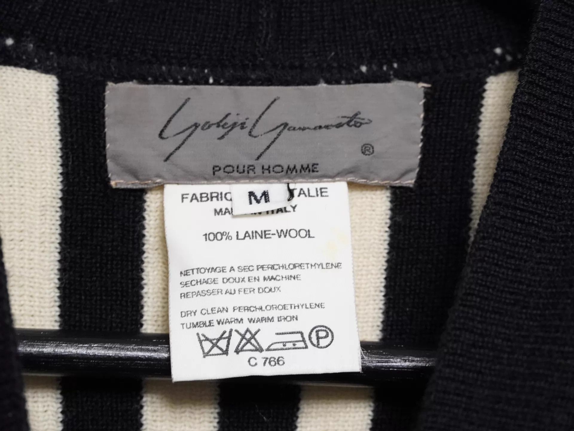 Yohji Yamamoto Yohji Yamamoto 1990SS DC Striped Sweater M Size US M / EU 48-50 / 2 - 7 Thumbnail