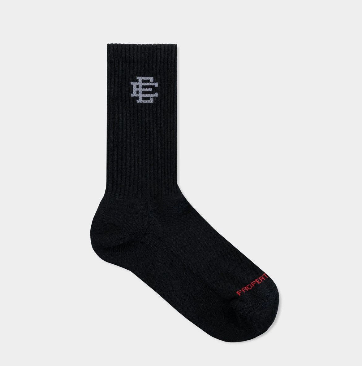 Eric Emanuel black w grey EE socks 3-pack