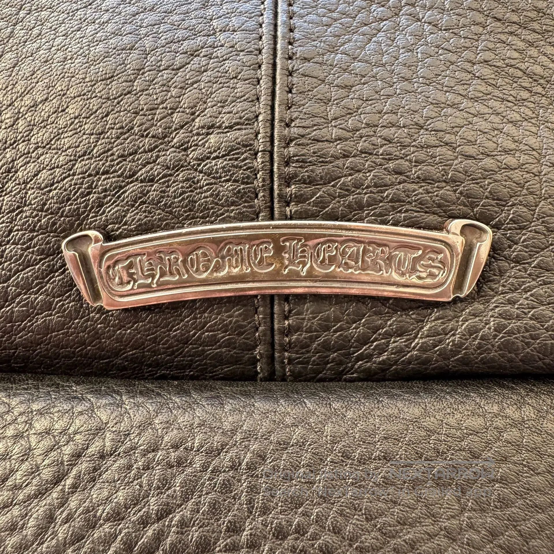 Chrome Hearts chrome hearts black leather waist bag. Size ONE SIZE - 3 Thumbnail