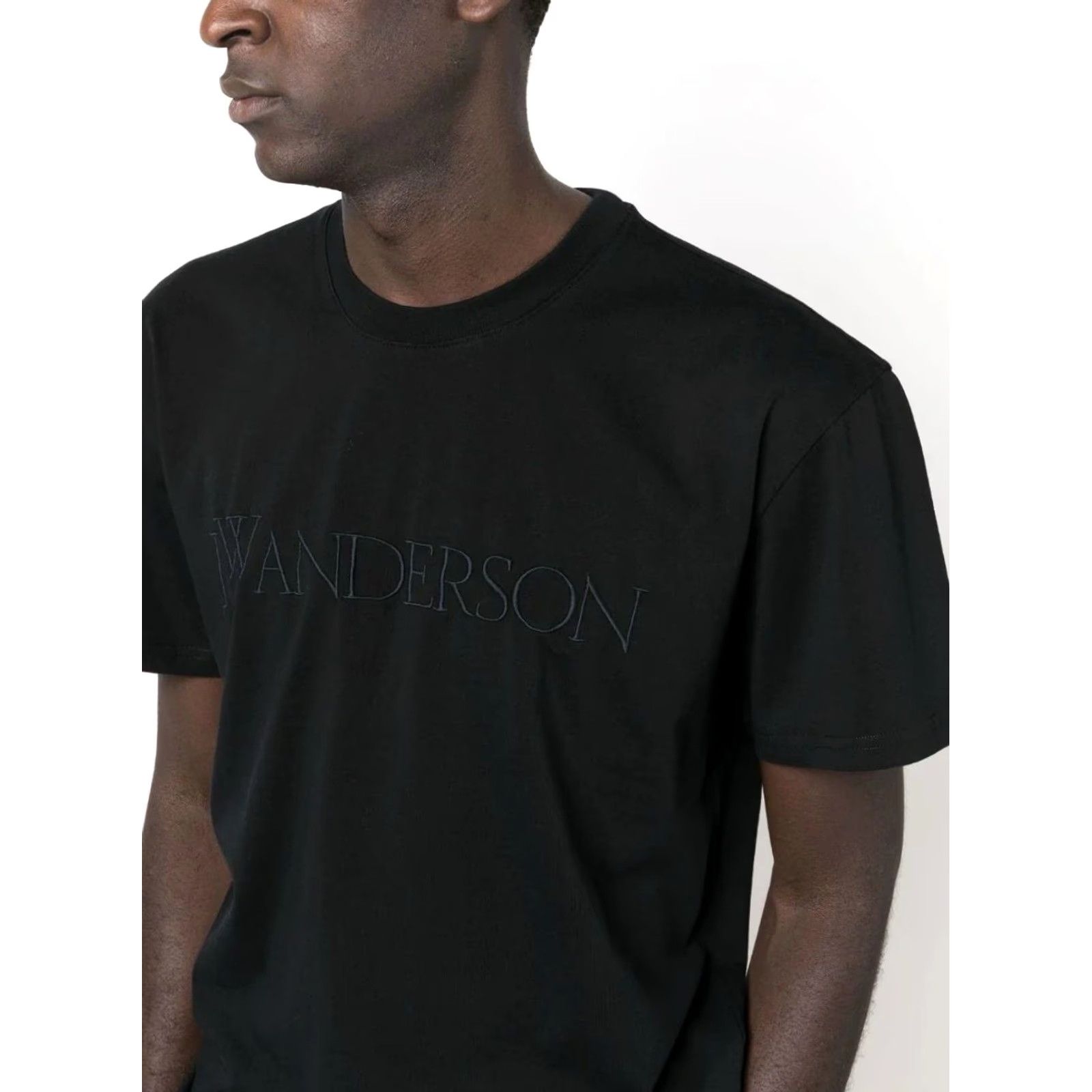 JW Anderson J.W.Anderson Classic T-Shirt Embroidered Big Logo Rare Black S Mens Shirt Size US S / EU 44-46 / 1 - 2 Thumbnail