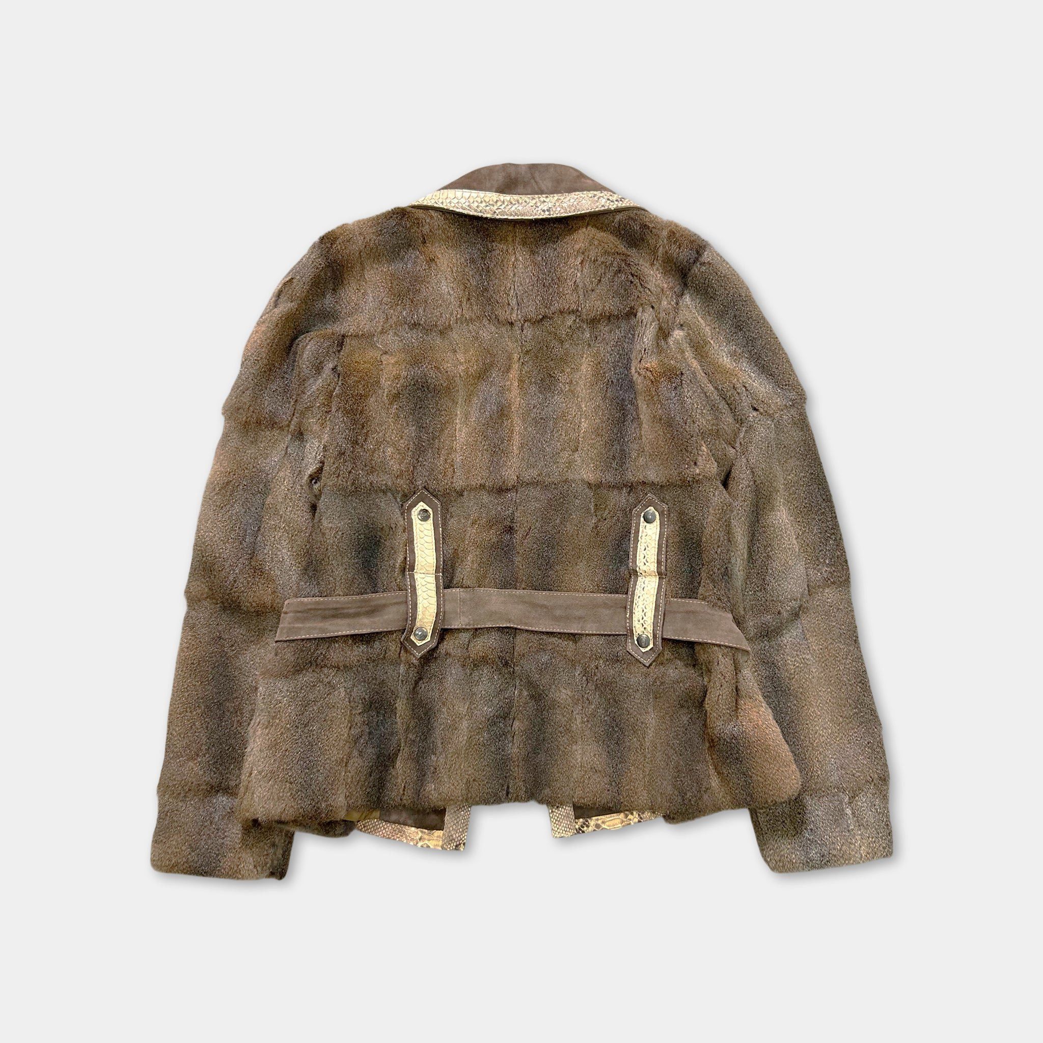 Just Cavalli Just Cavalli 2000's Real Rabbit Fur and Python Size M / US 6-8 / IT 42-44 - 6 Thumbnail