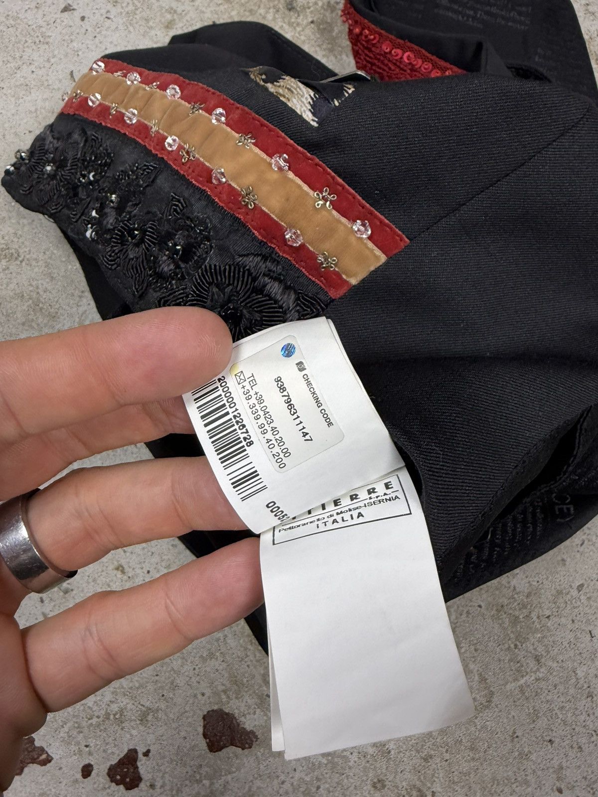 John Galliano John Galliano Embellished Embroidered Printstripe Vest Size S / US 4 / IT 40 - 10 Thumbnail